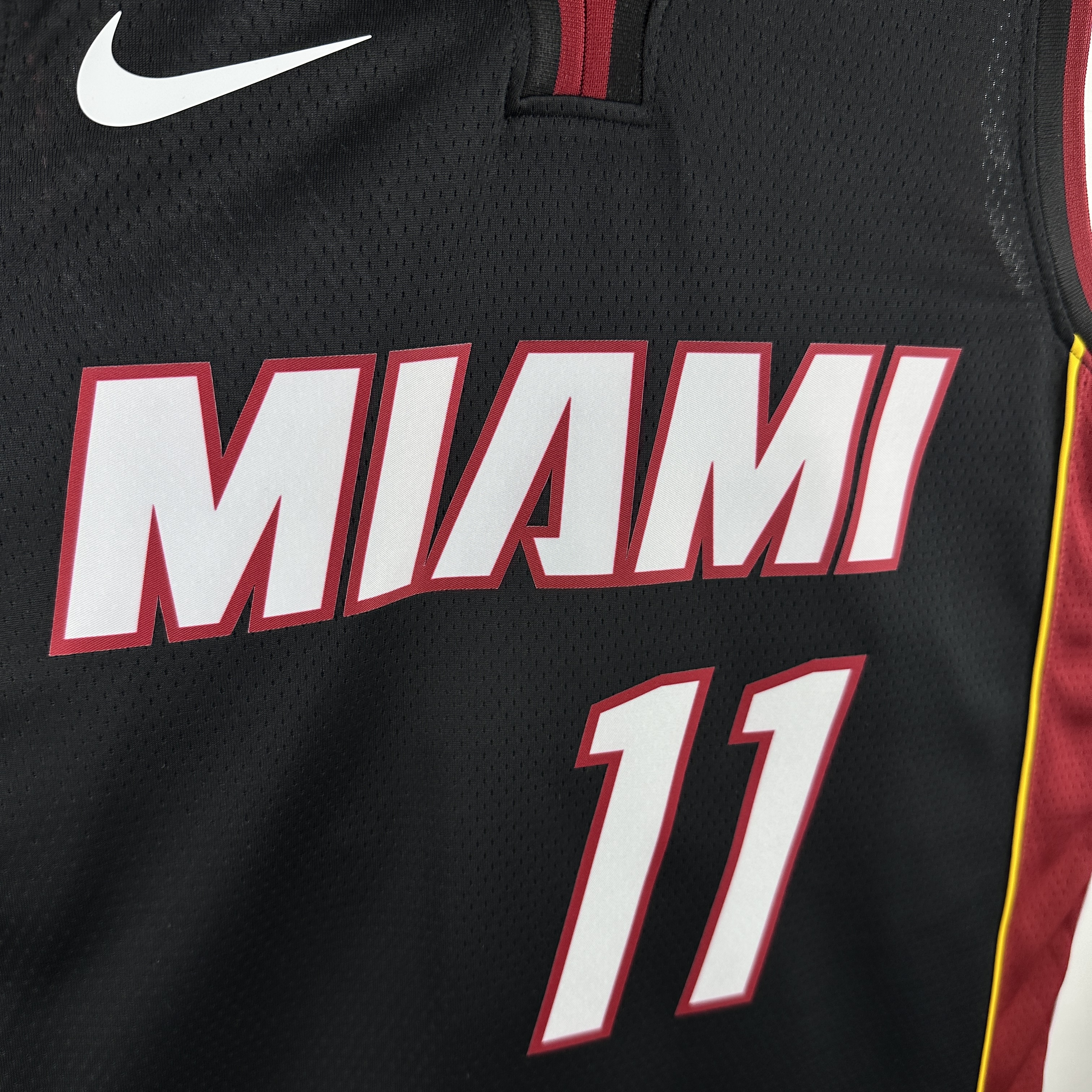 23 Season Miami Heat Black  No.11 Jaquez