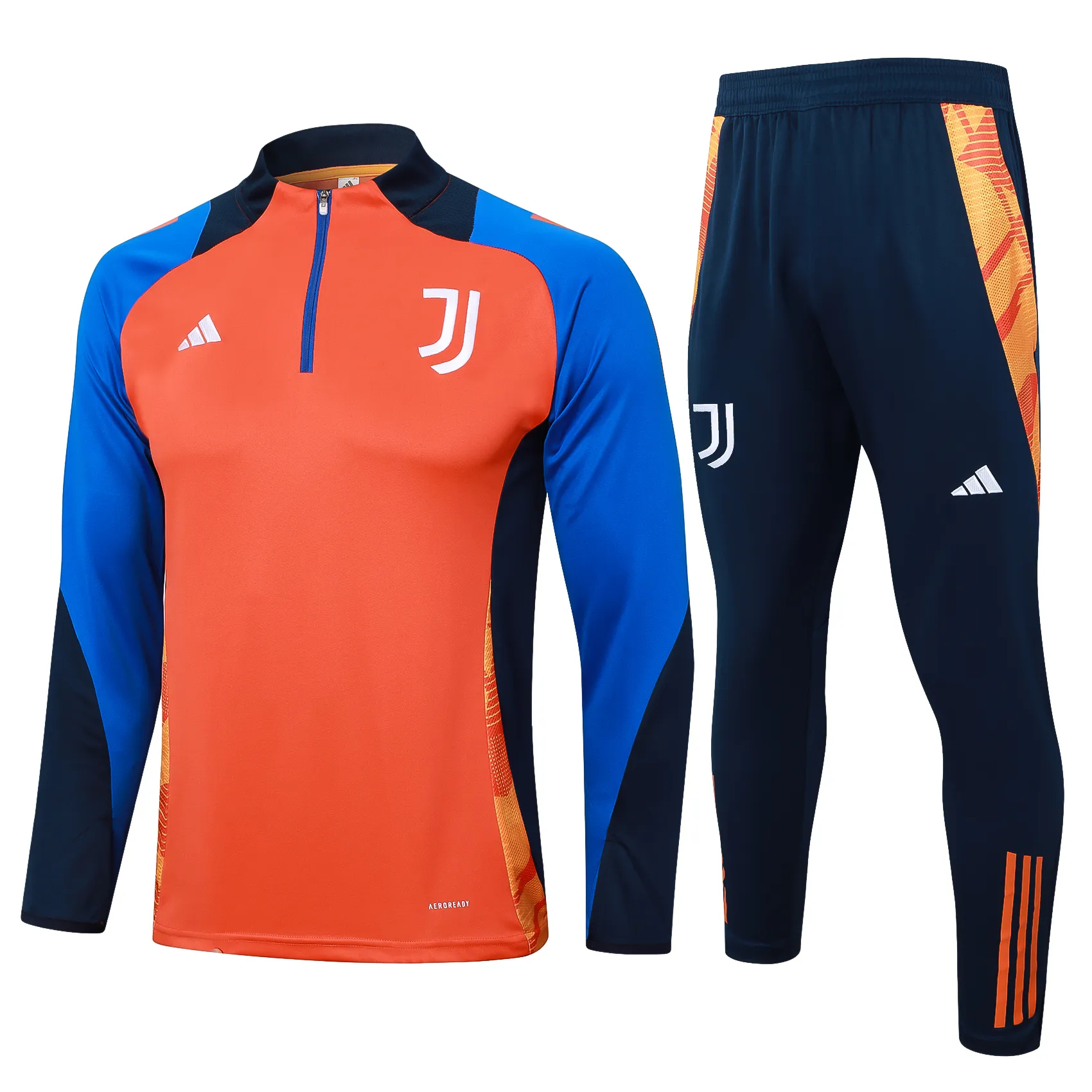 Adult/ Kids 2425 juventus half zipper Training suit