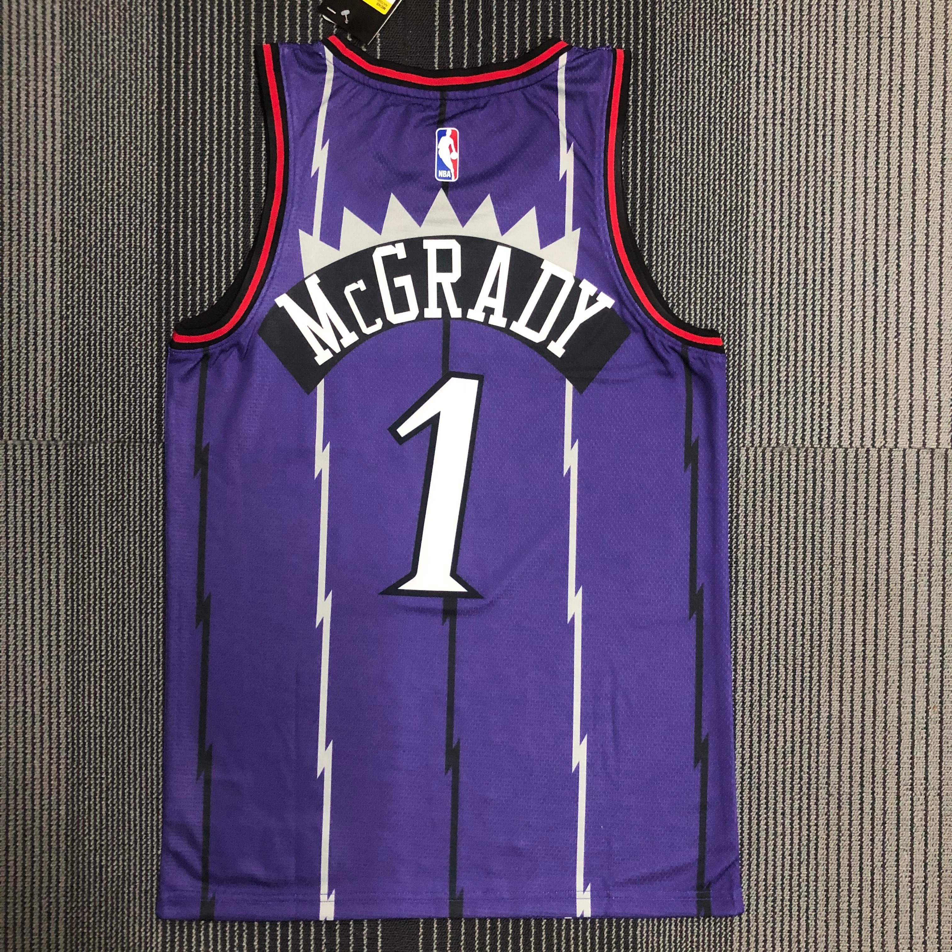 Toronto Raptors Purple  No.1 McGrady