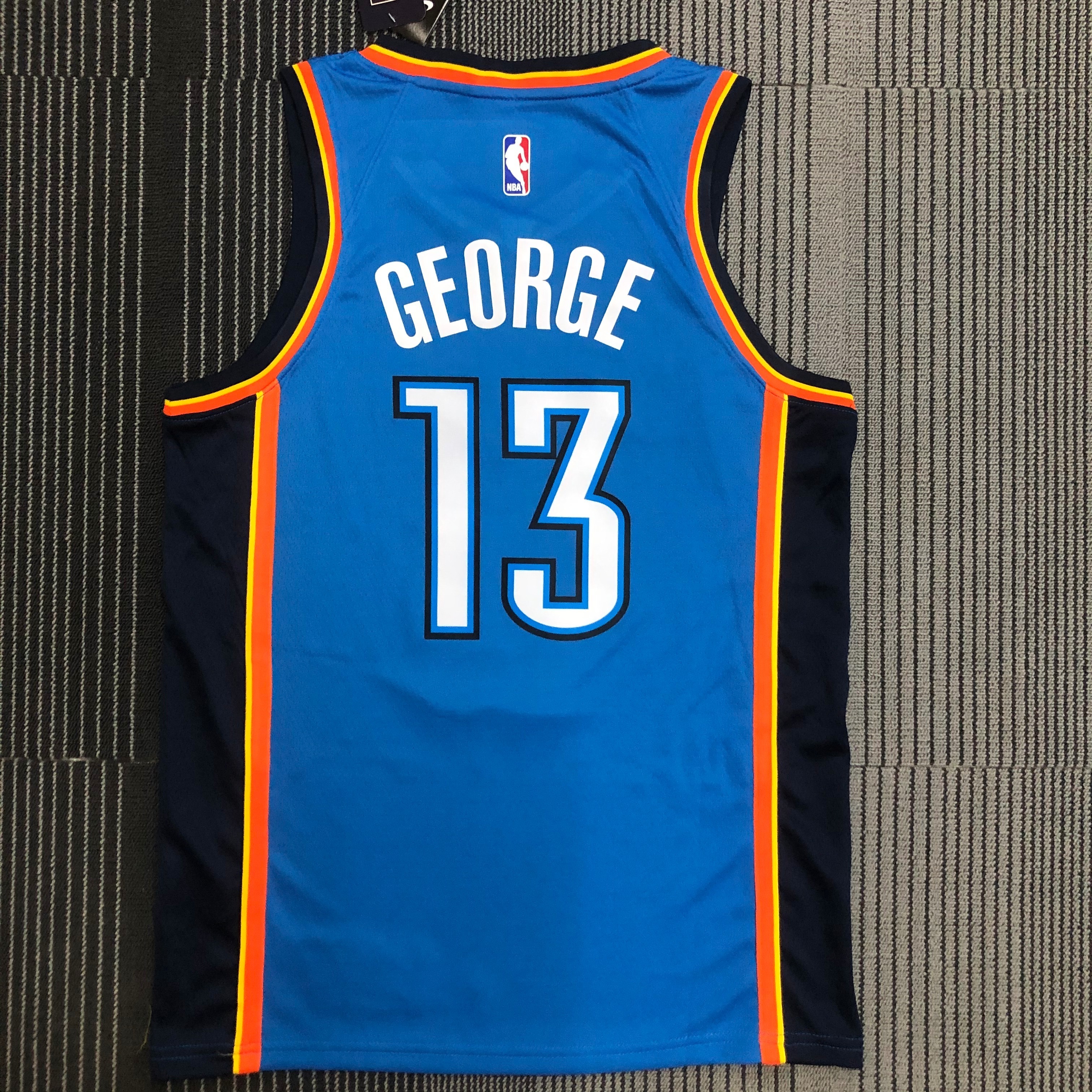 Oklahoma City Thunder Blue  No.13 GEORGE