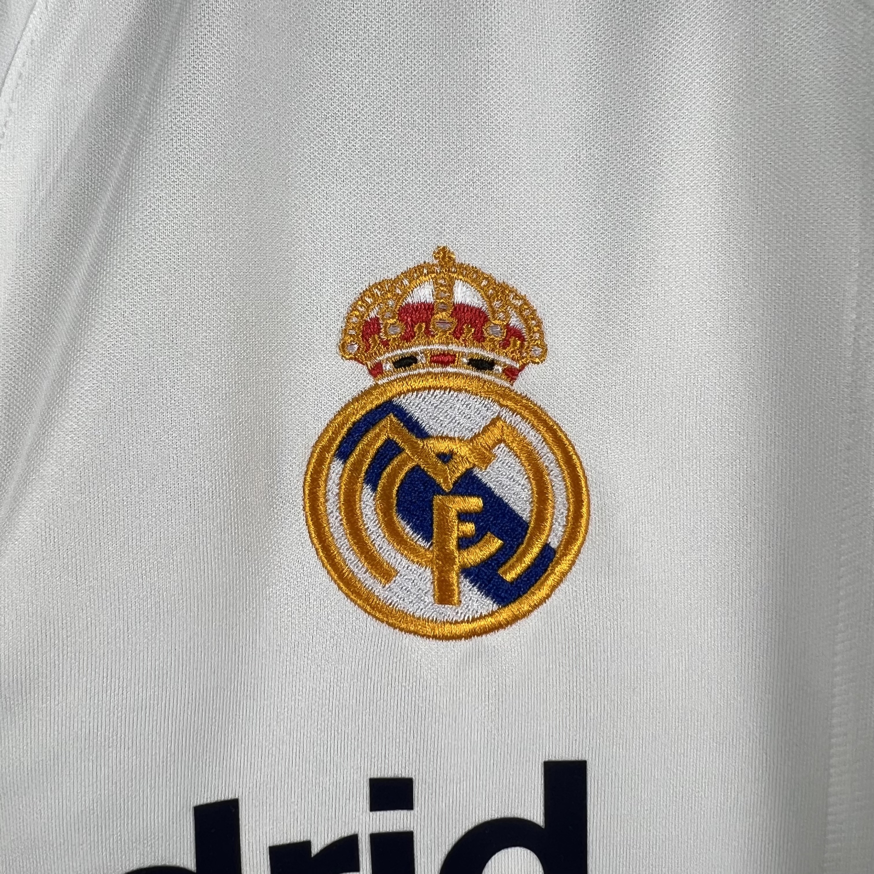 Retro  Real Mαdrid 01/02 Home White