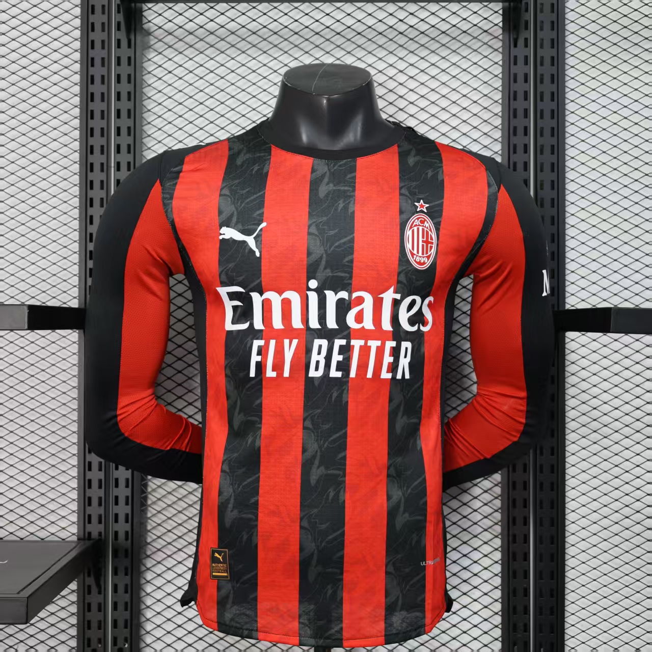 Player Version AC milan 25/26 Home Long Sleeves S-XXL