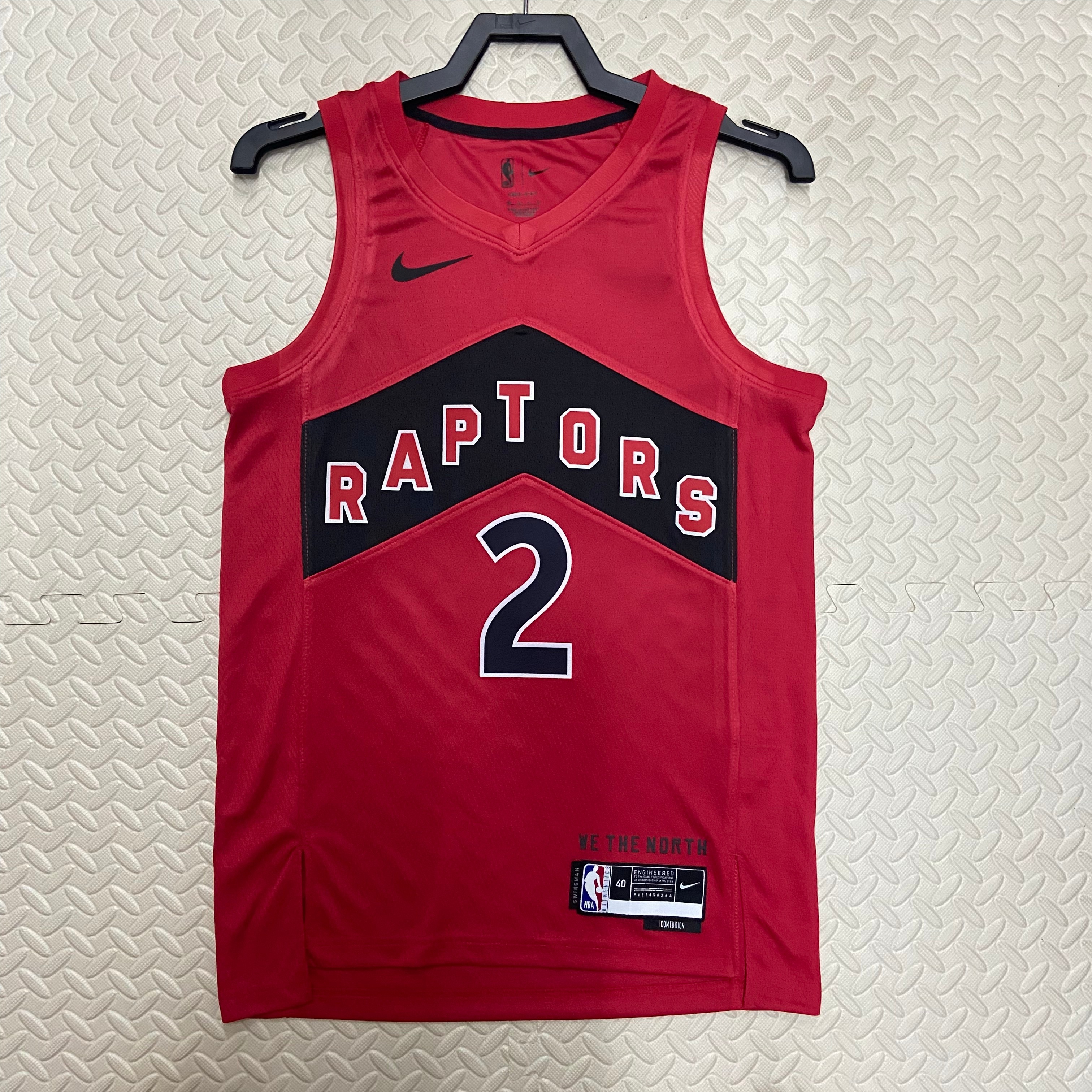 23 Season Toronto Raptors Away Red  No.2 Leonard