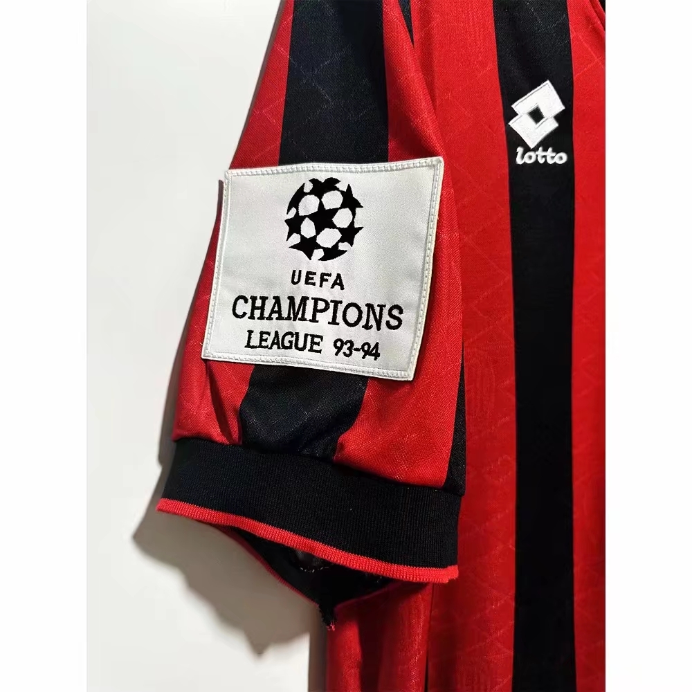 Retro 93/94 AC Milan Home UCL