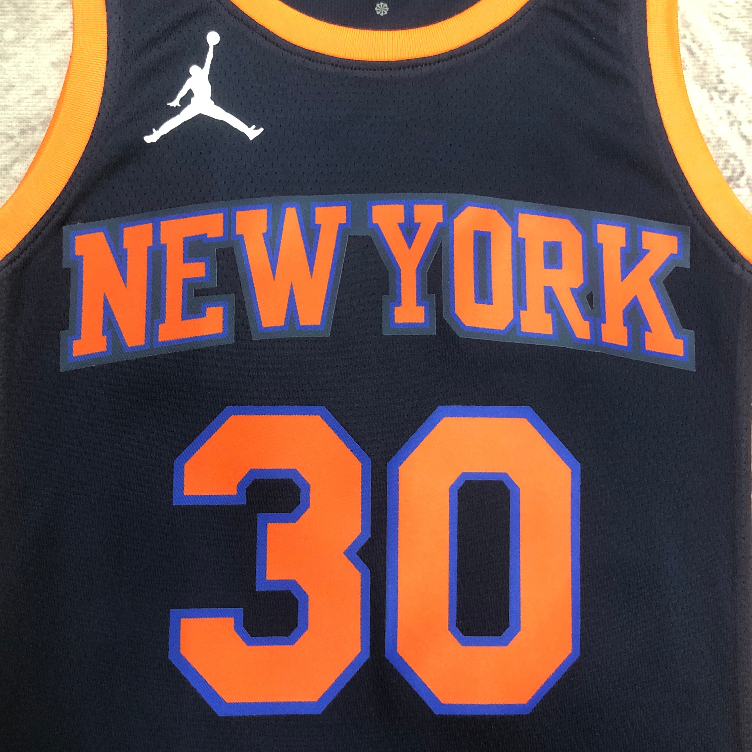 23 season Knicks Jordan limited No.30 S-XXL