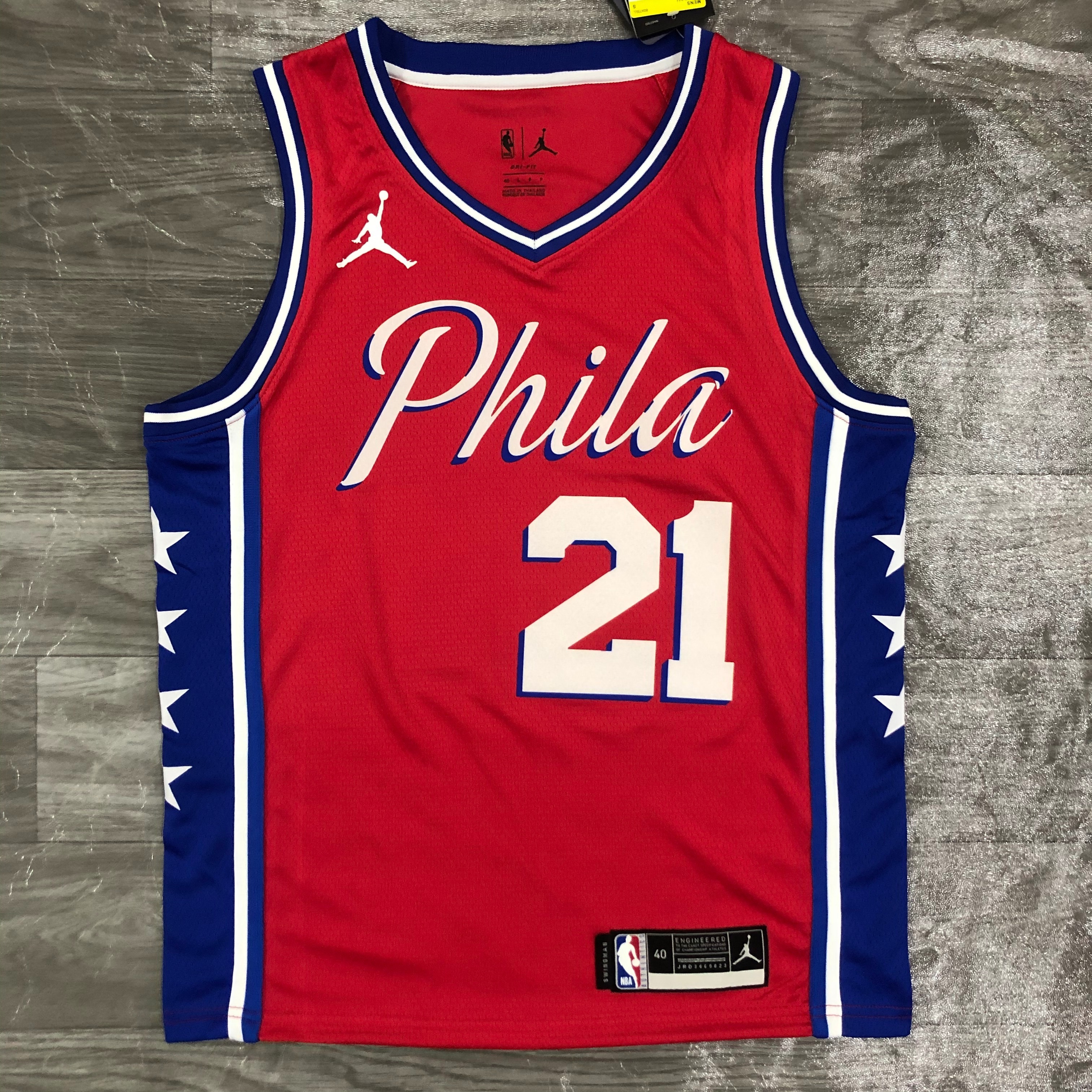 21 Season Philadelphia 76ers Flyer Red  #21