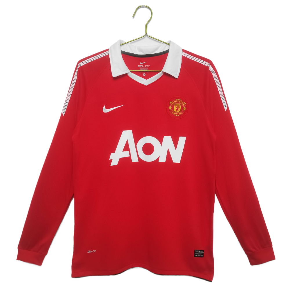 Retro Manchester United 2010/11 Home Long Sleeves