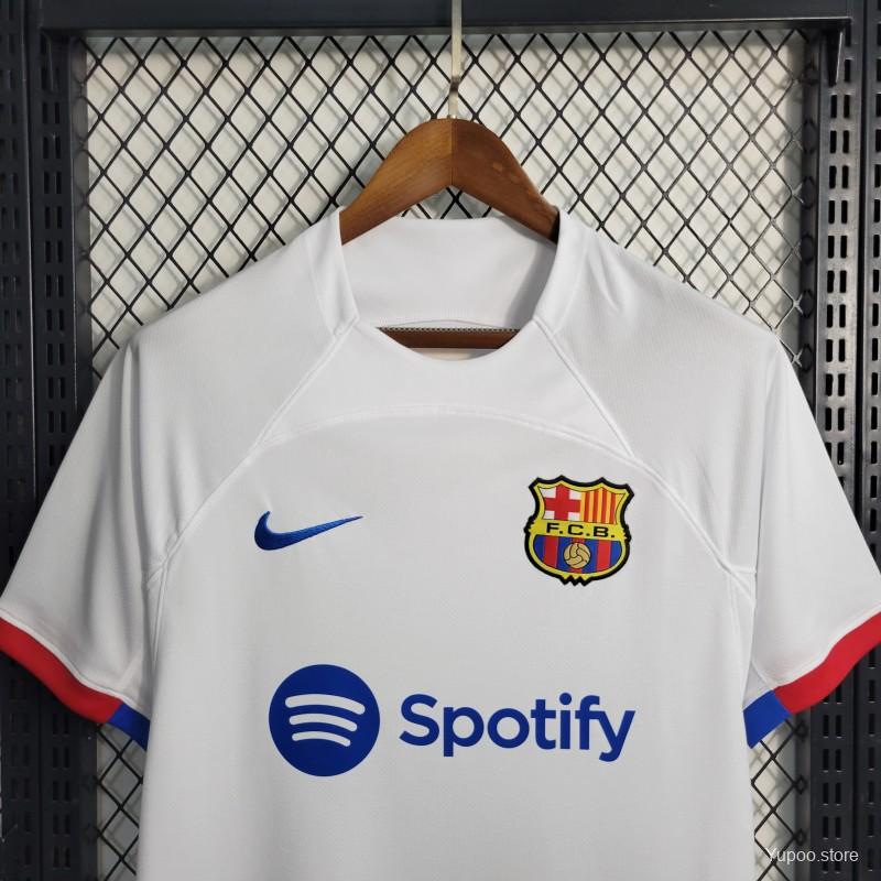 23-24 Barcelona Away White