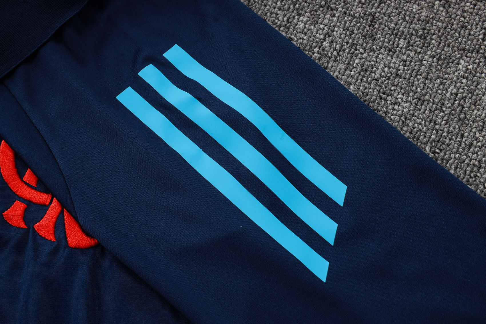 24-25 Flamengo Short Sleeves  Long Pants Training Suit C1146