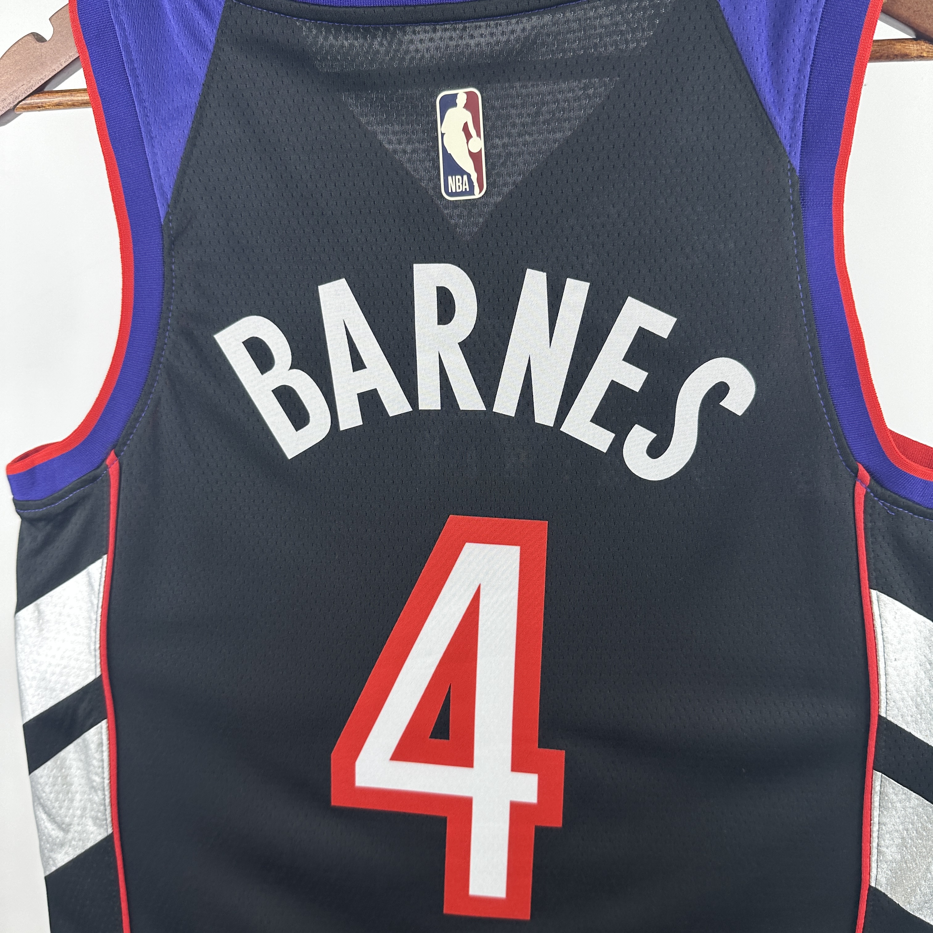 25 Season Toronto Raptors Purple  No.4 Barnes