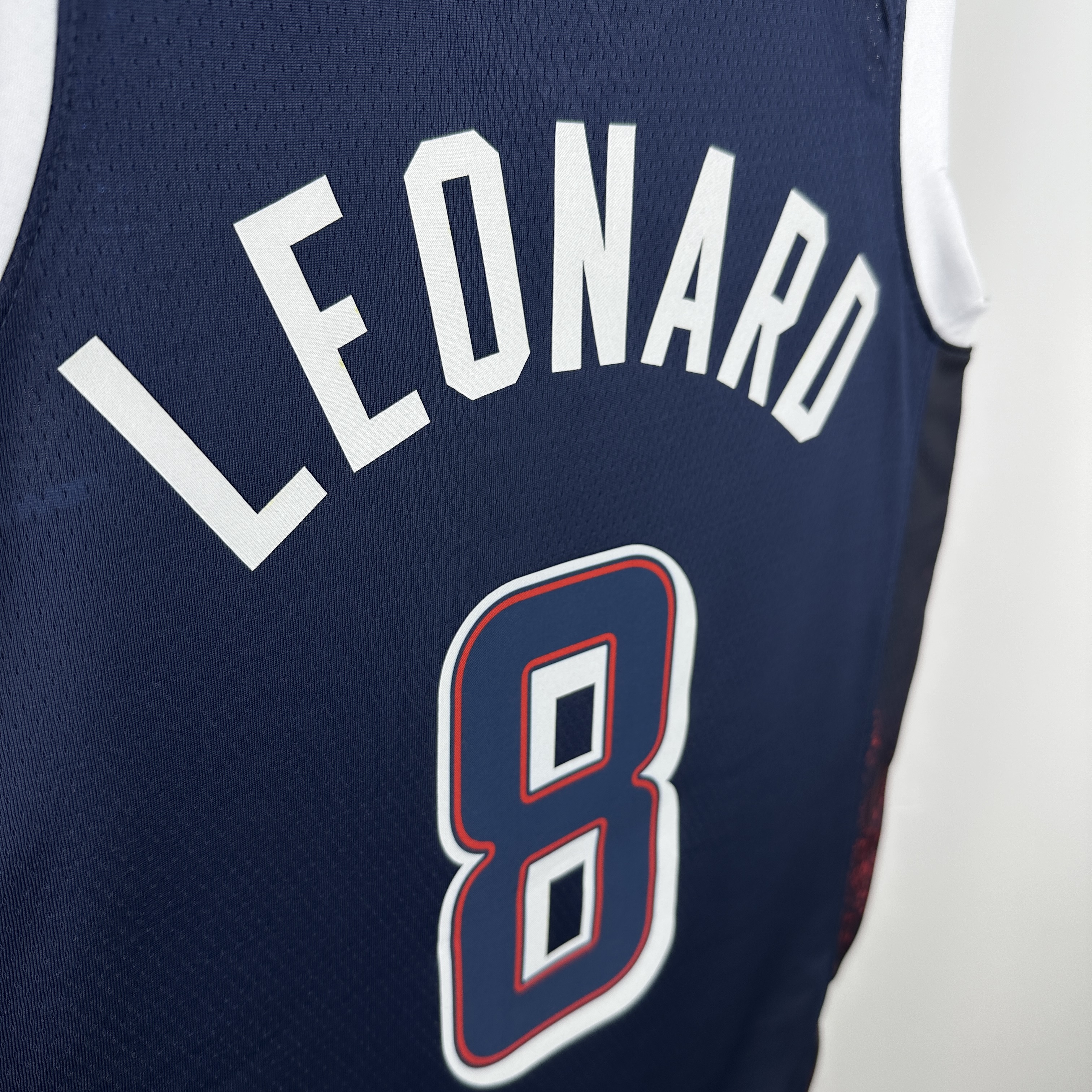 2024 Olympic Basketball USA Blue No.8 Leonard