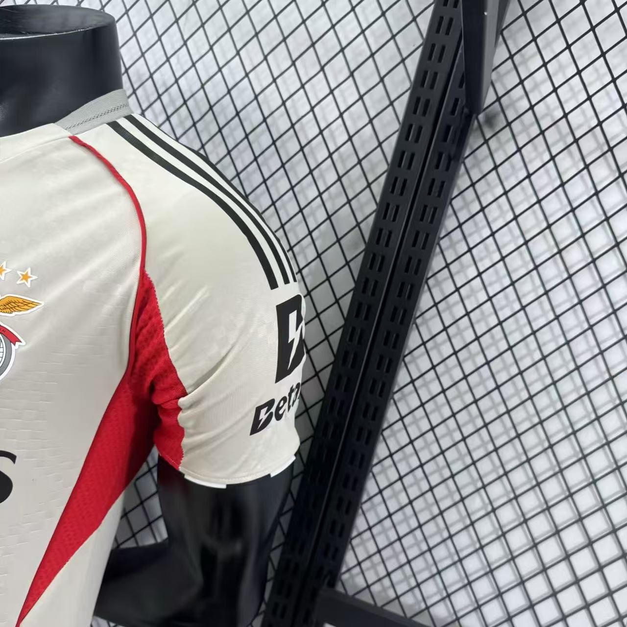 Player Version Benficα 25/26 Away Beige White S-XXL