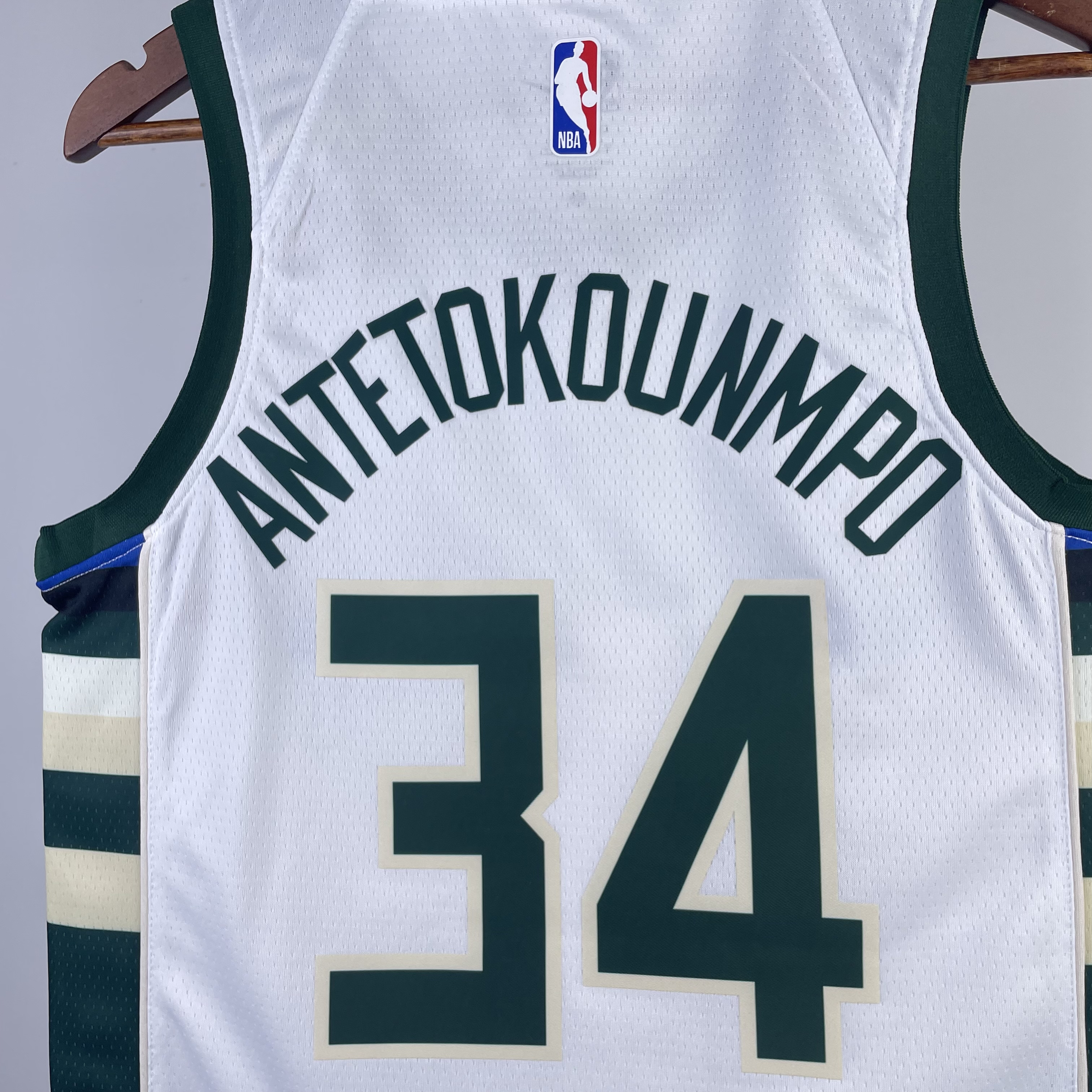 23 Season Milwaukee Bucks Home Version  No.34