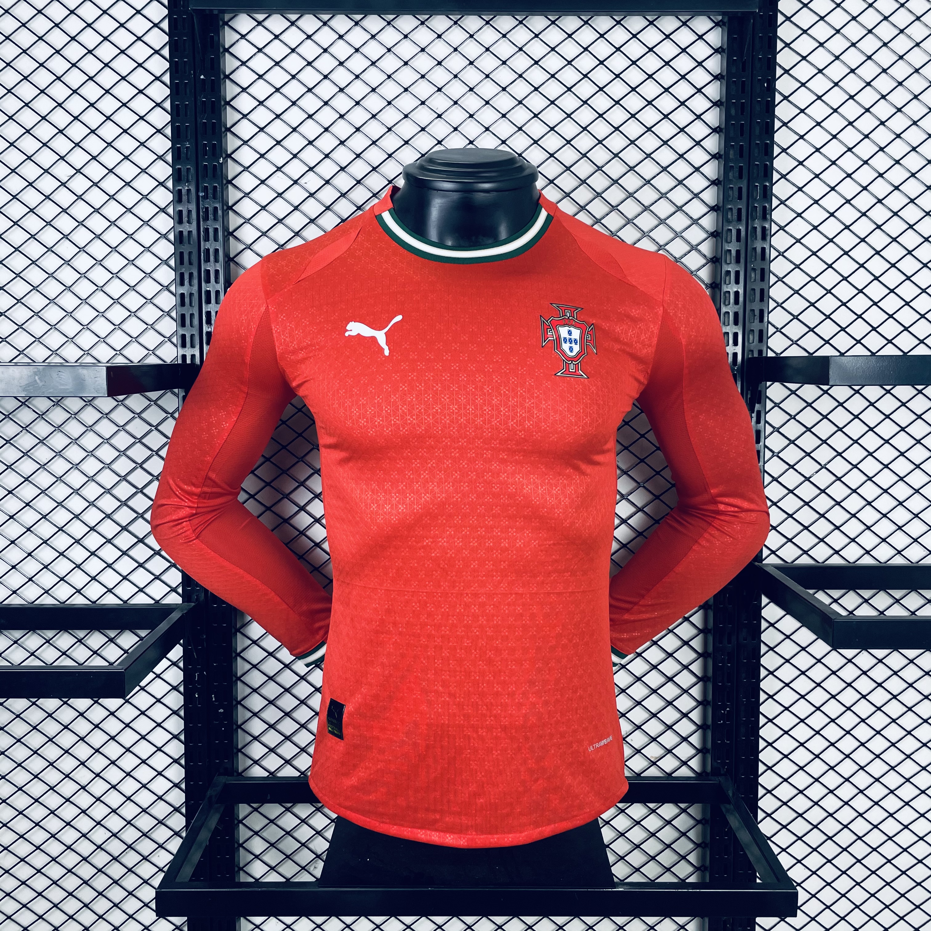 Player Version Portugal 25/26 Home  Long Sleeves Size: S-4XL