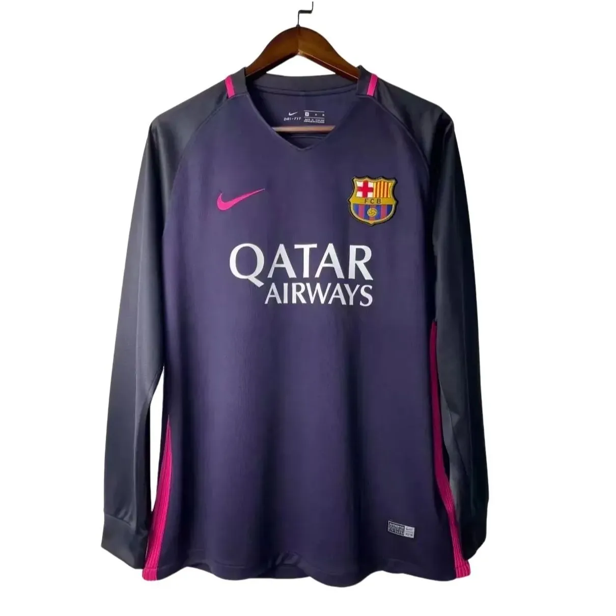 Retro 16/17 Barcelona Away Long Sleeves S-XXL