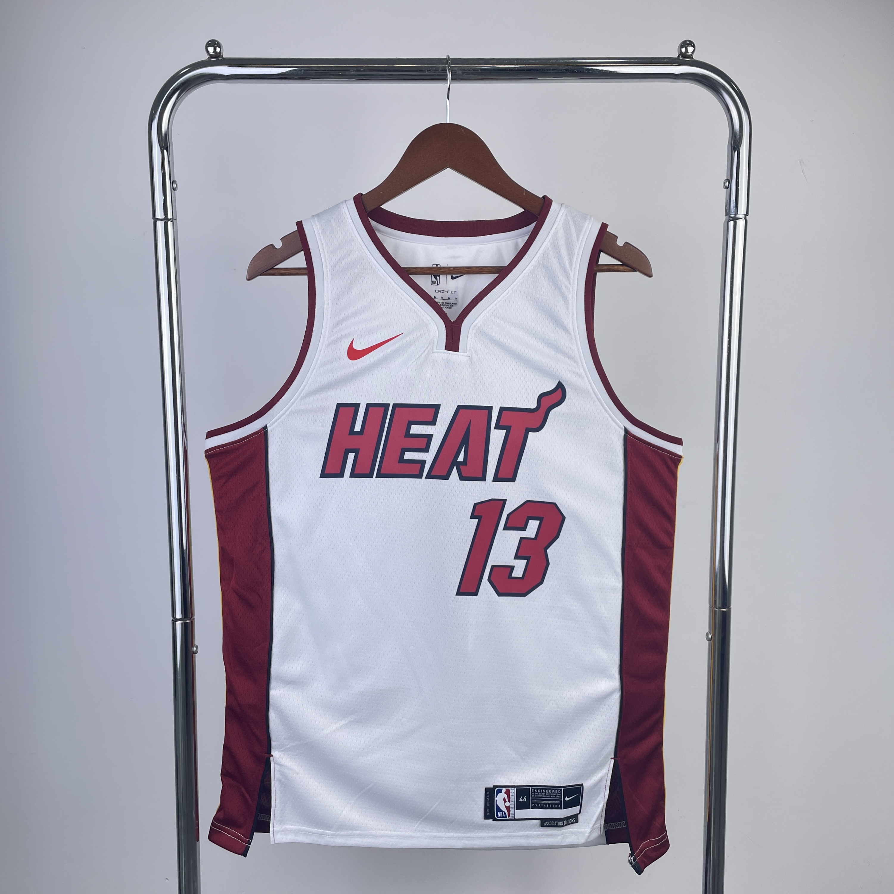 23 Season Miami Heat White  No.13 Aderayo