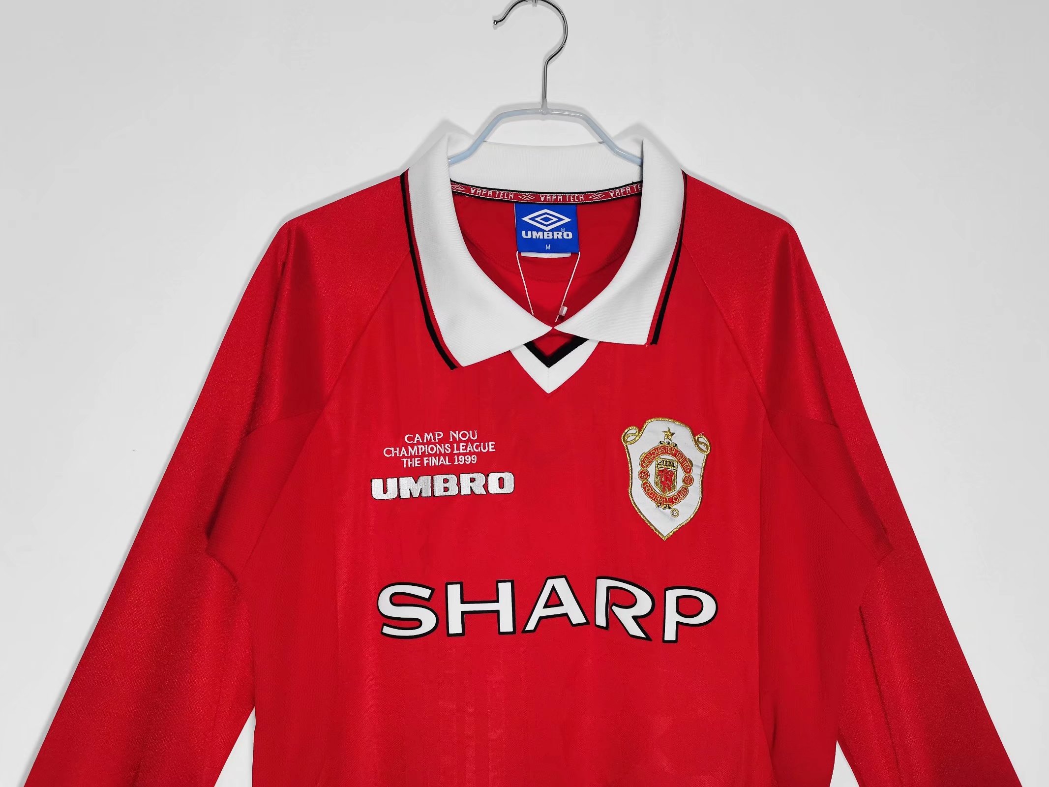 Retro Manchester United 1999 Final Home Long Sleeves