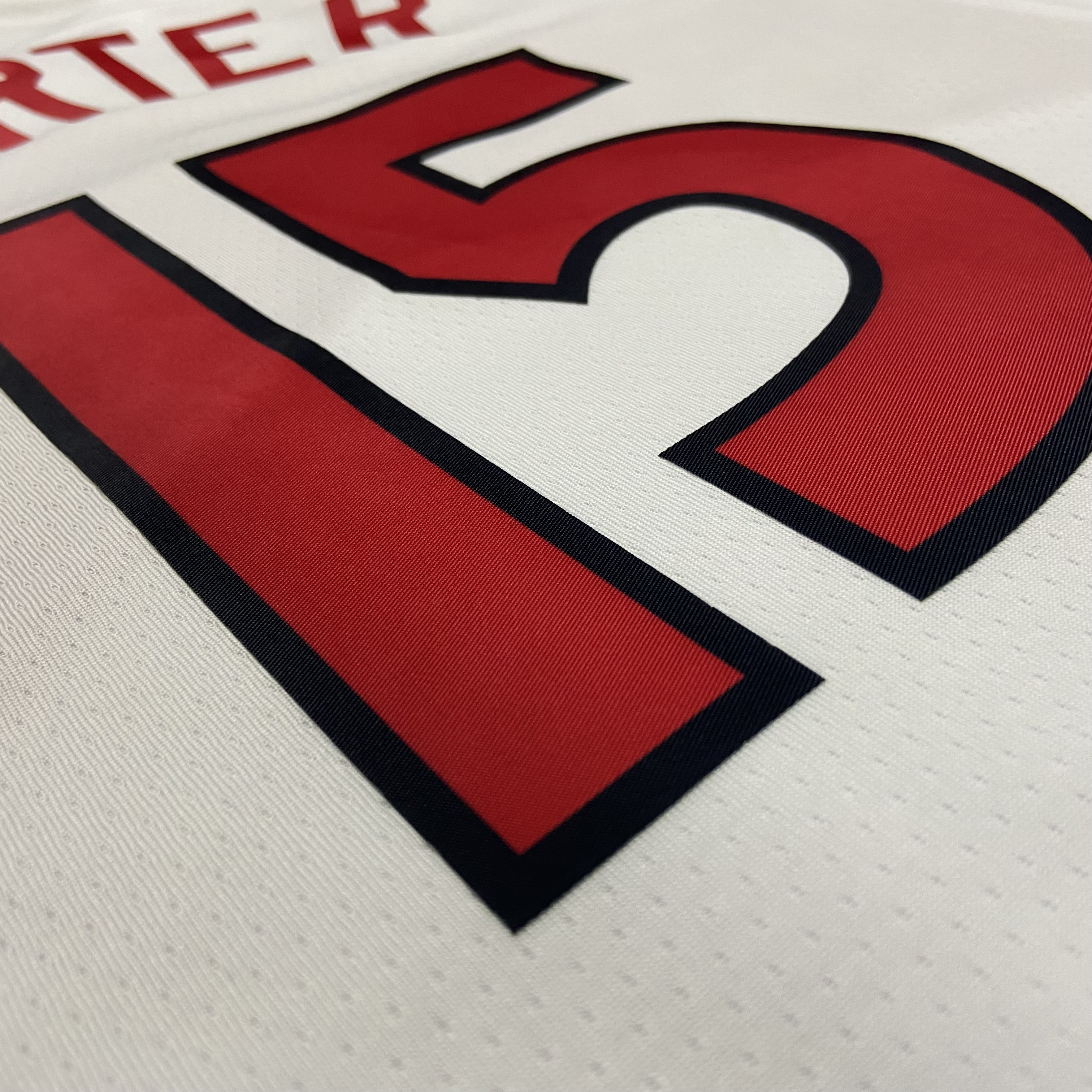23 Season Toronto Raptors Home White  No.15 Carter