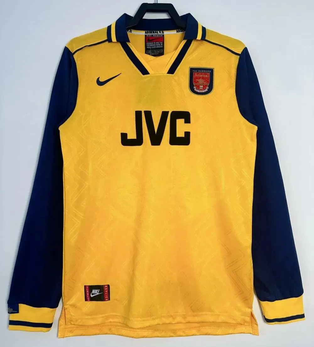 Retro 1996/97 Arsenal Away Long Sleeves S-XXL