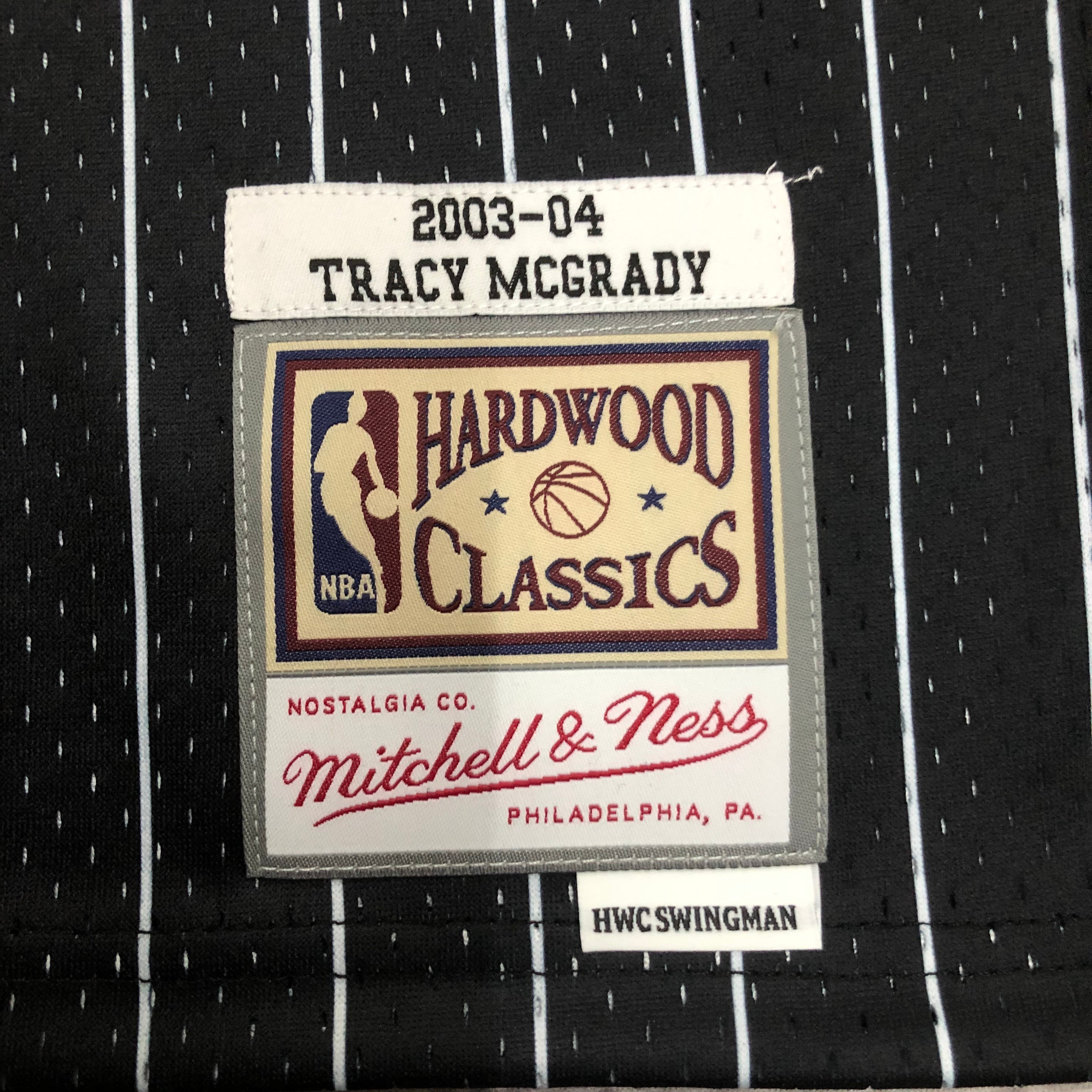 MN Heat Press Retro: ORLANDO MAGIC Black No.1