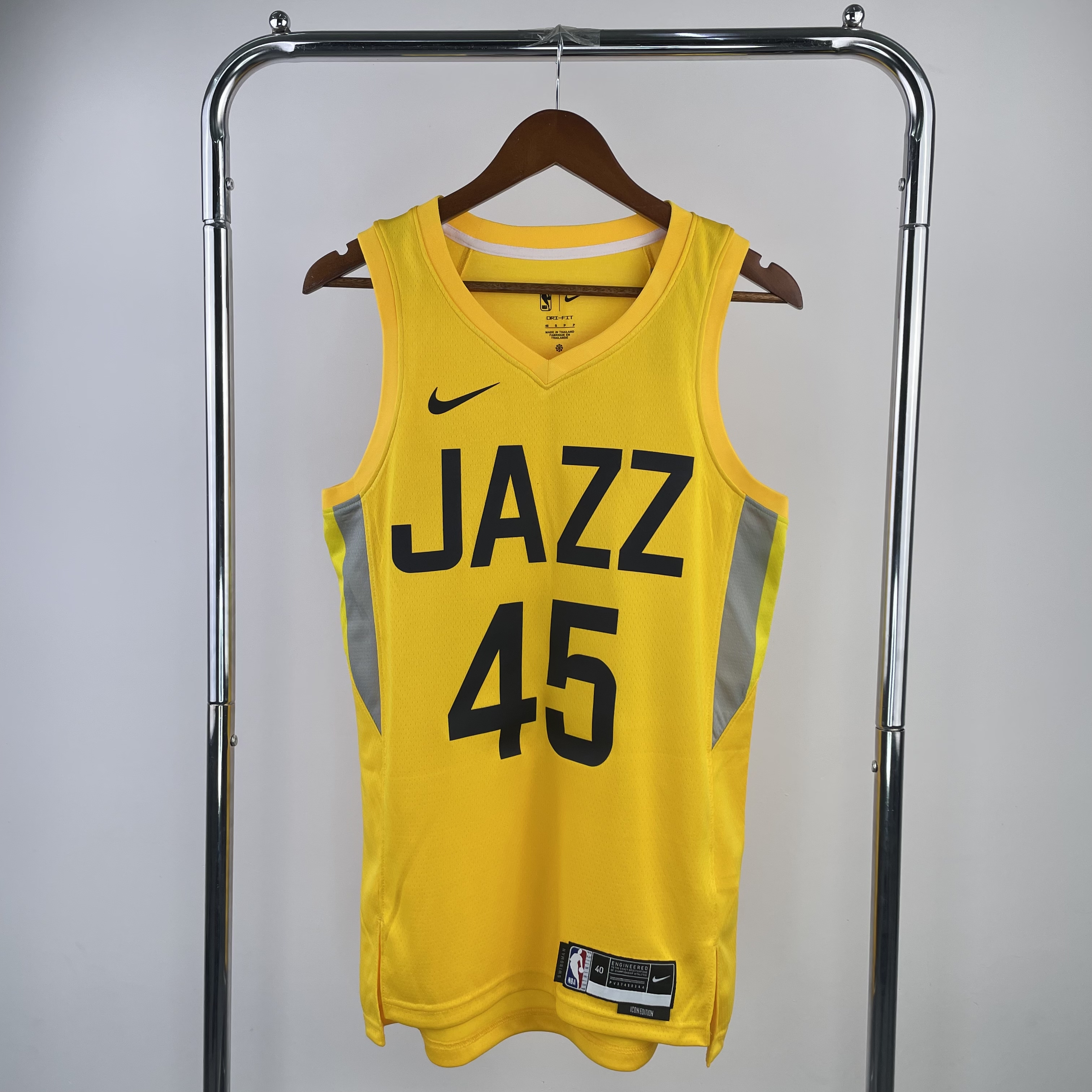 23 Season UTAH JAZZ Away Yellow  No.45 Mitchell
