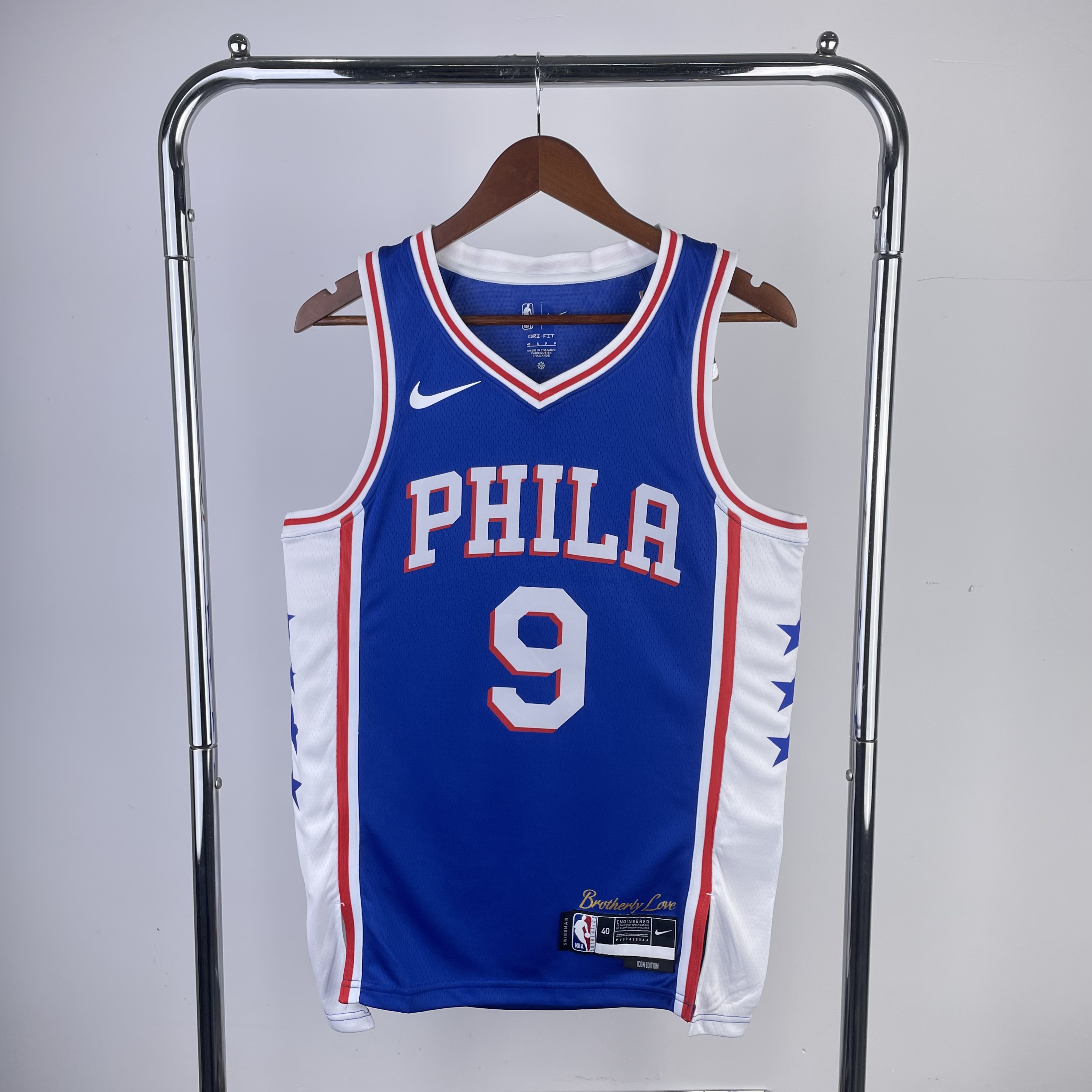 23 Season Philadelphia 76ers Blue V  #9