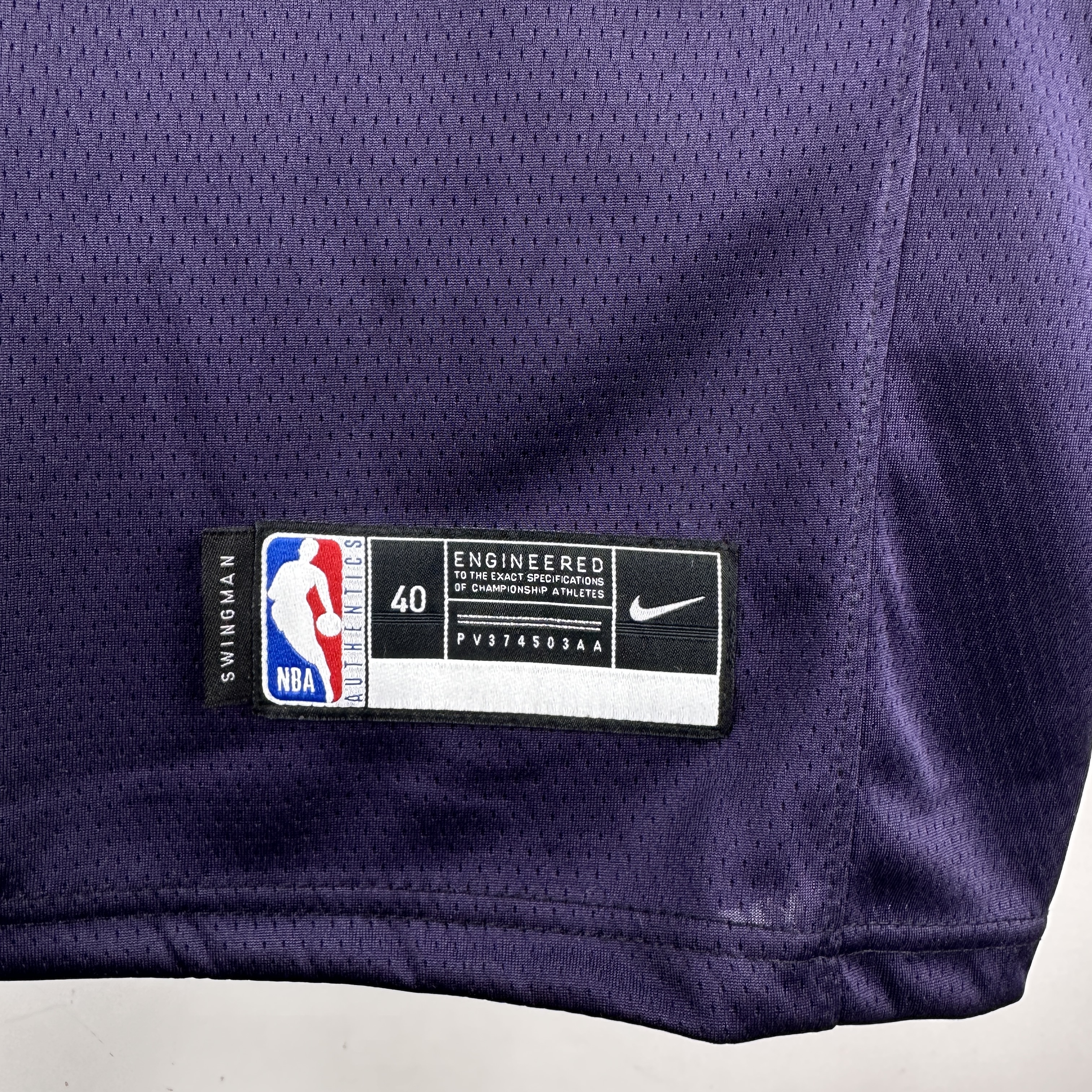 MINNESOTA TIMBERWOLVES PURPLE/ BLACK  NO.5 EDWARDS