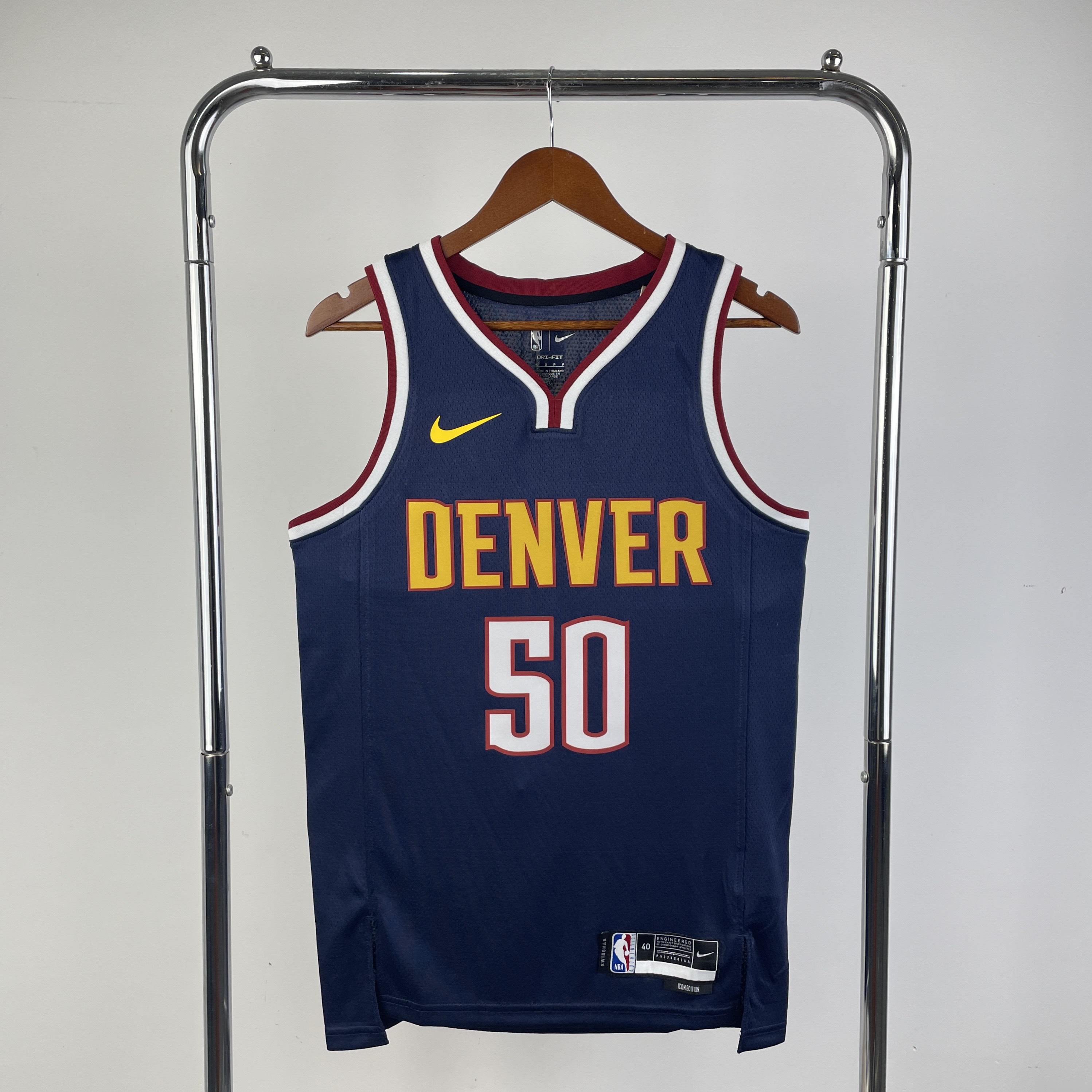 23 Season Denver Nuggets Purplish Blue  No.50 Gordon