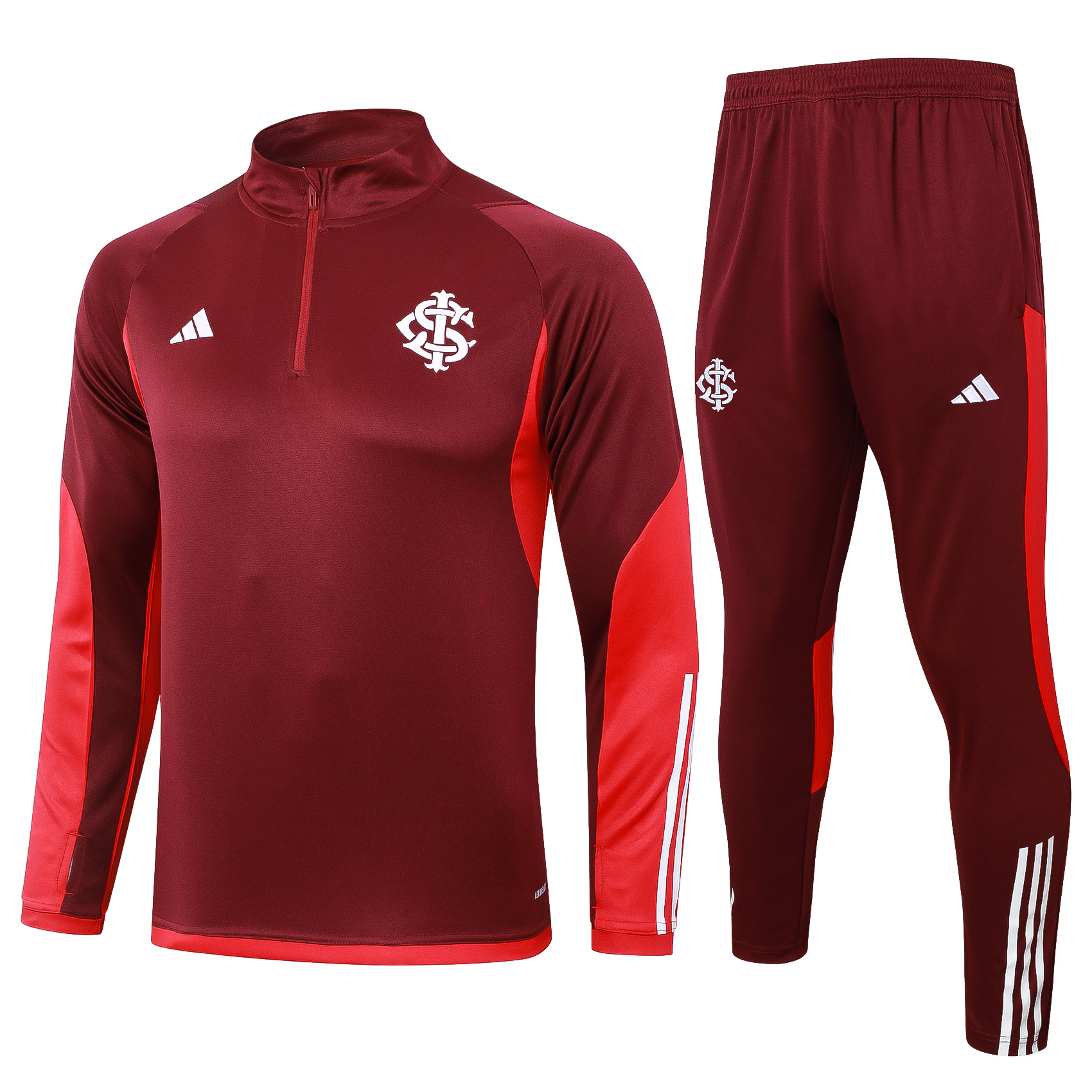 SC Internacional halfl zipper training suit B844
