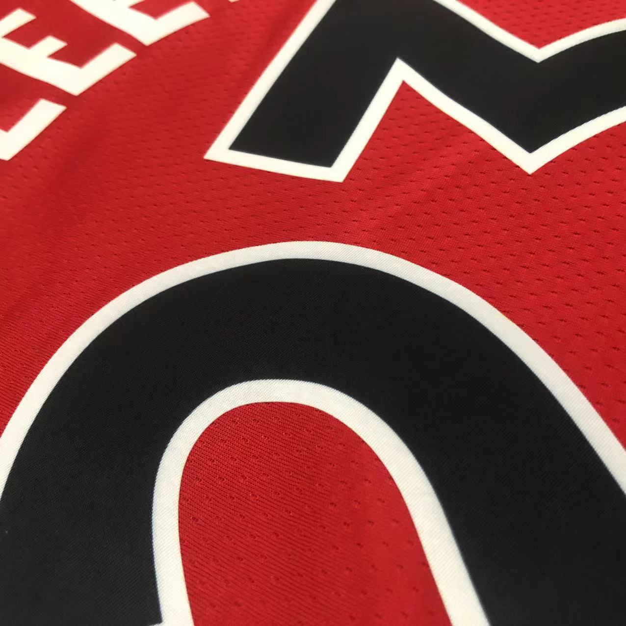 23 Season Toronto Raptors Away Red  No.23 Vanvleet