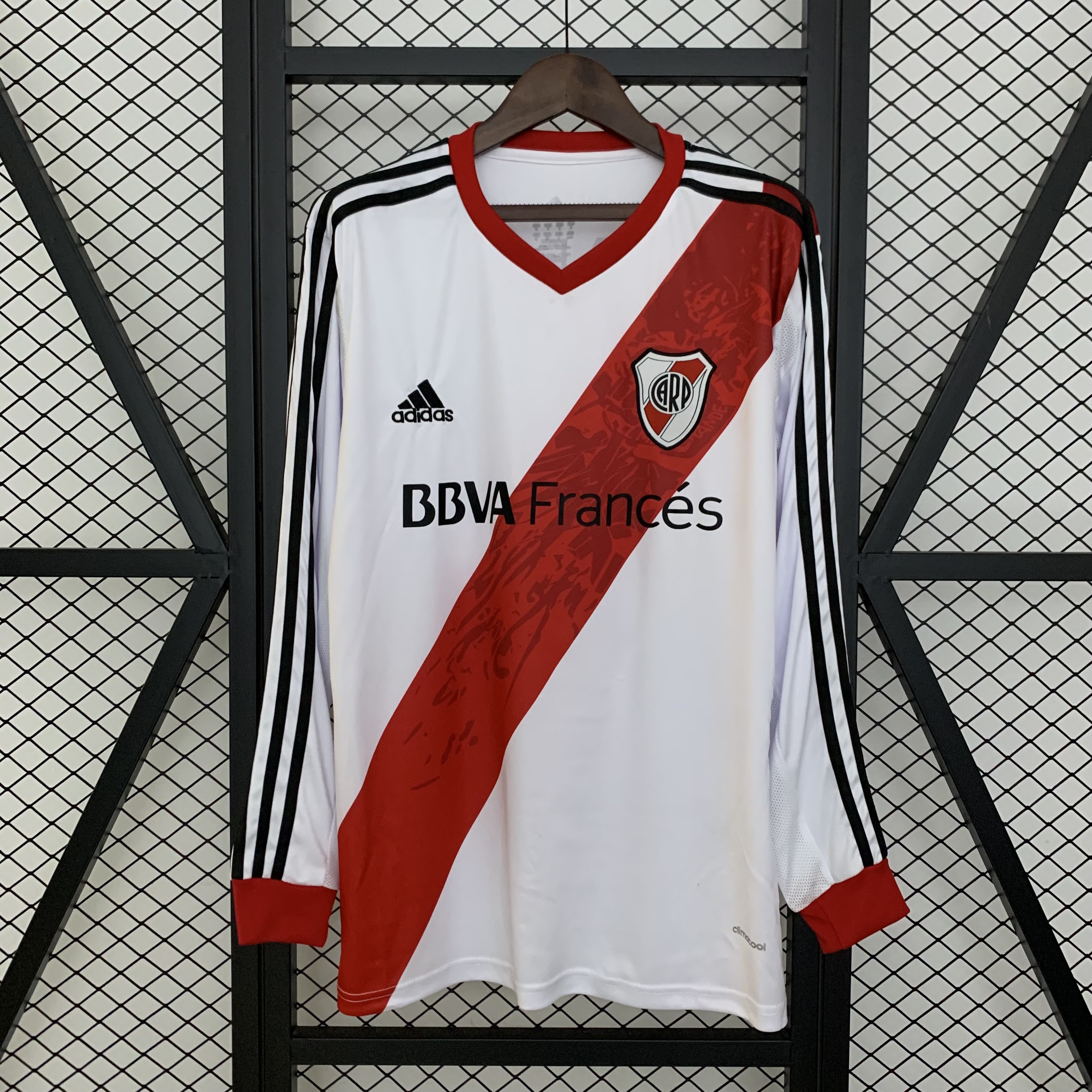 Retro River Plate 13/14 Home  Long Sleeves S-XXL
