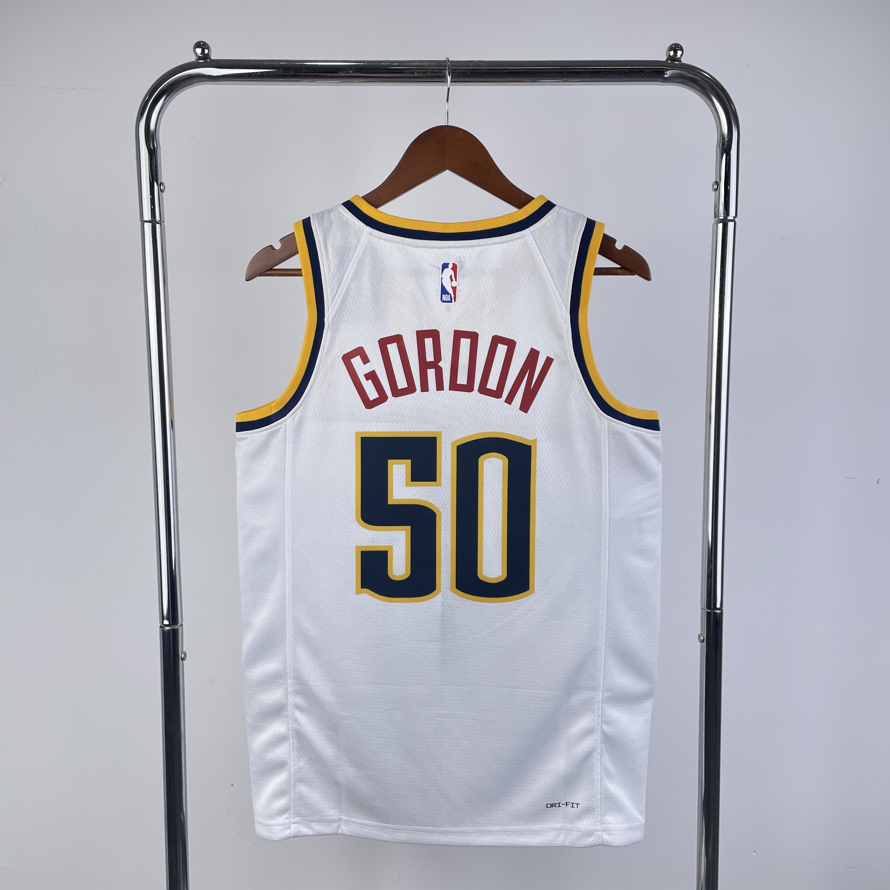23 Season Denver Nuggets White  No.50 Gordon