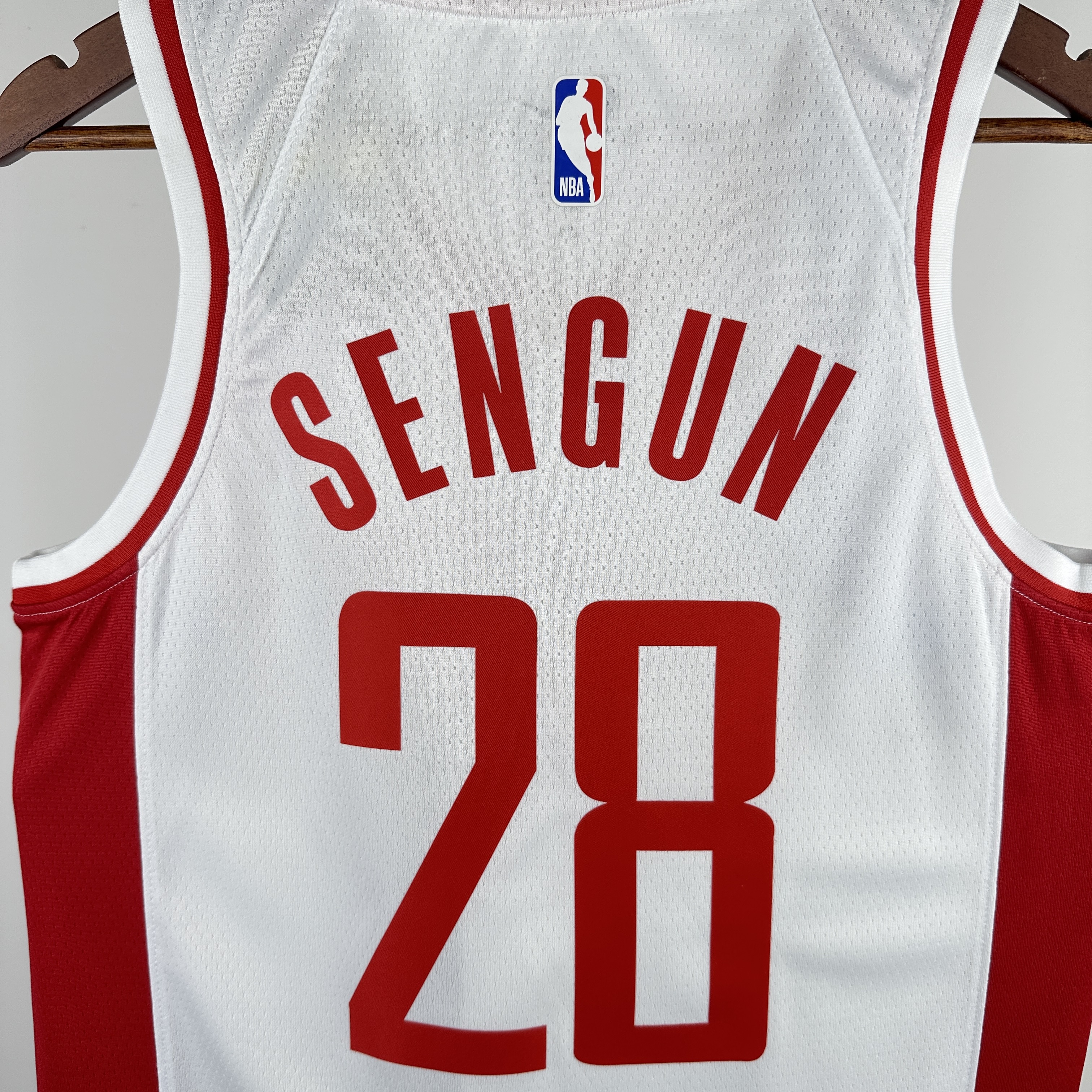 23 Season Rockets Home White #28 SENGUN