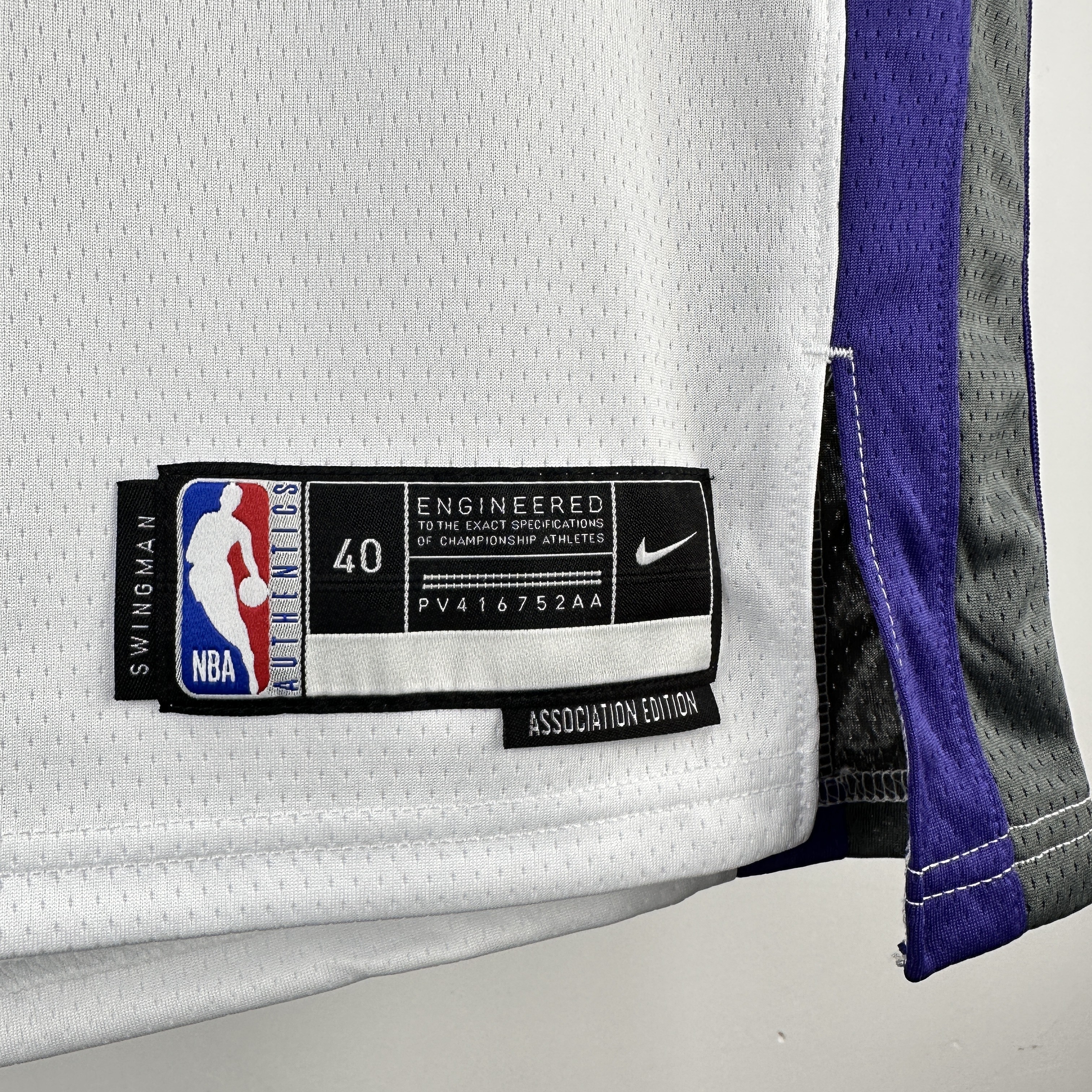 23 SEASON SACRAMENTO KINGS Home White  #5 FOX