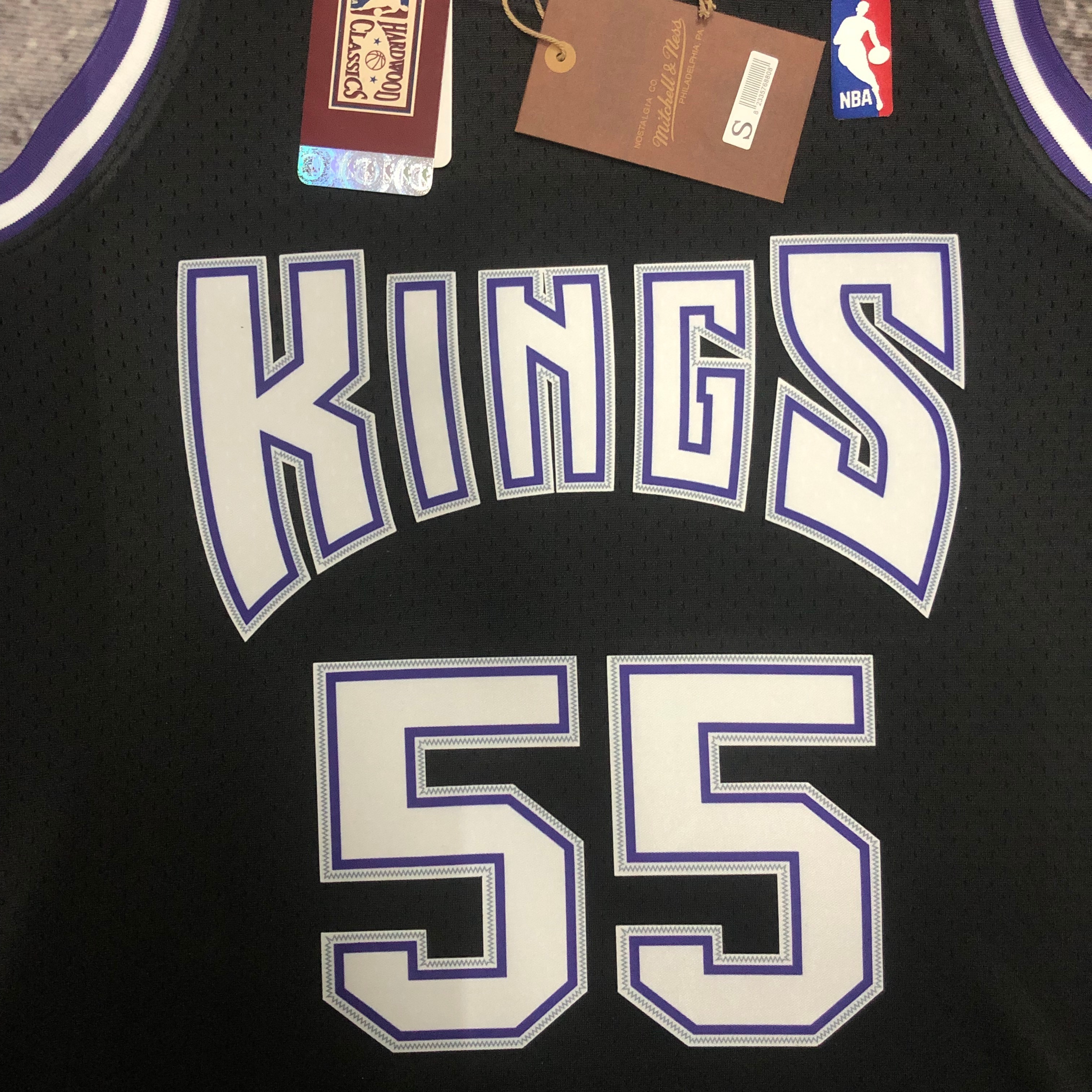 MN Heat Press Retro: Sacramento Kings 01 Season Blue No.55 WILLIAMS