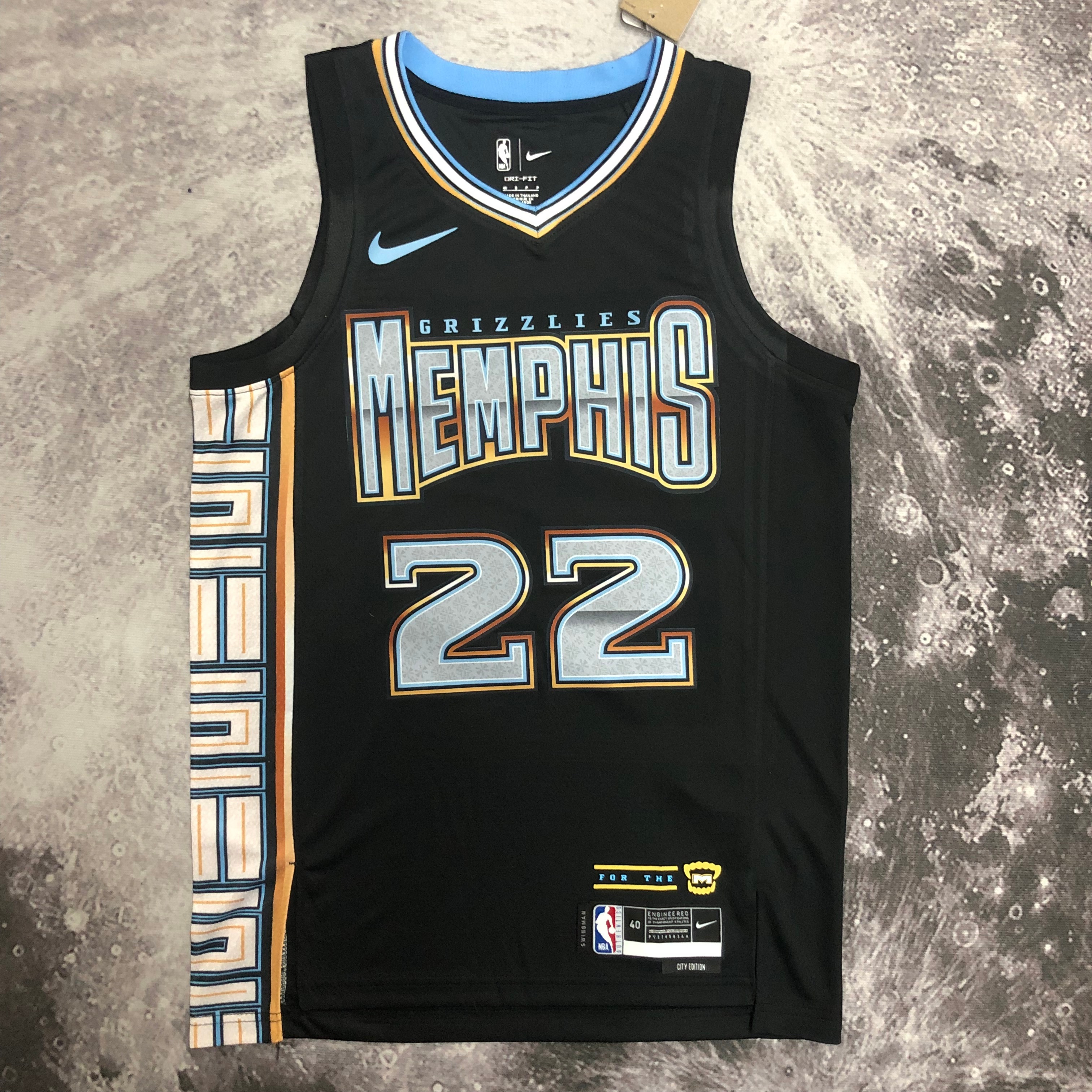 23 Season Grizzlies City Edition No.22 S-XXL