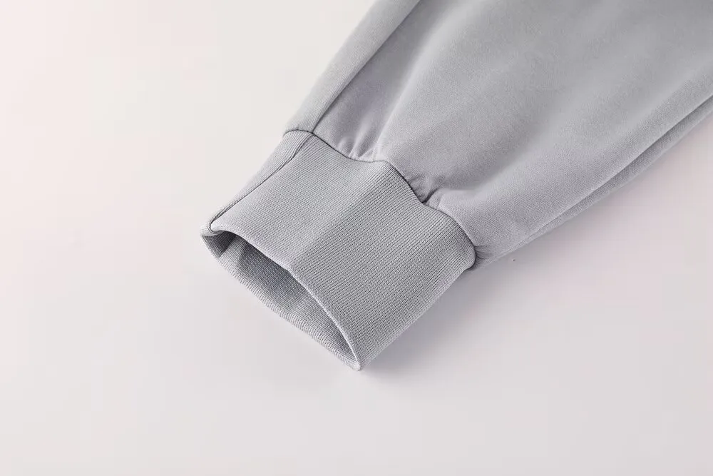 Manchester united Hoodie Gray Suit