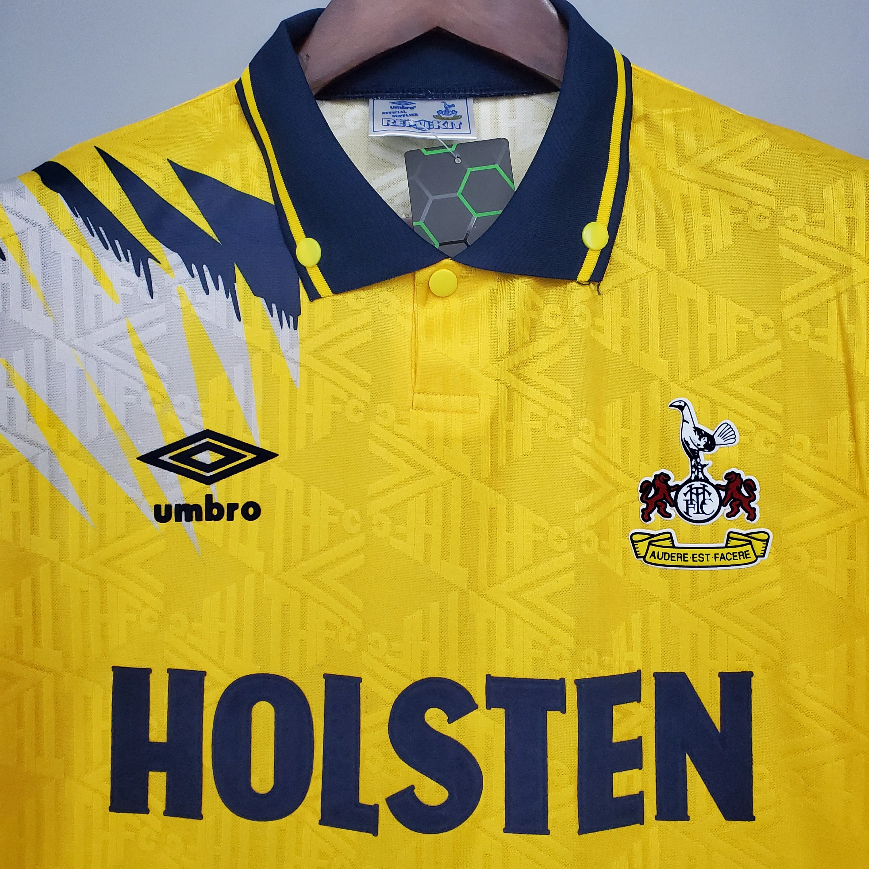Retro Tottenham Hotspur 92/94 Away Yellow S-XXL