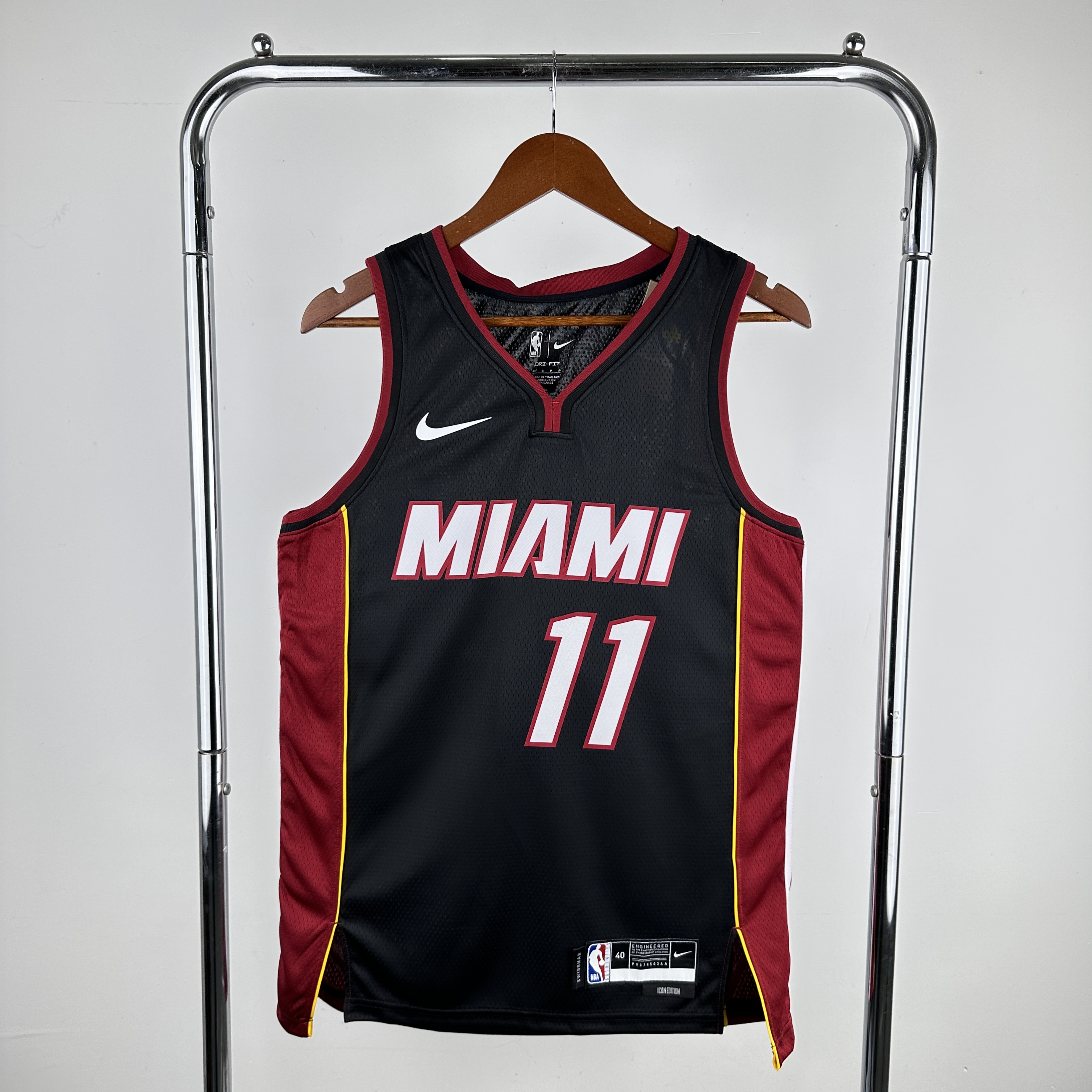 23 Season Miami Heat Black  No.11 Jaquez