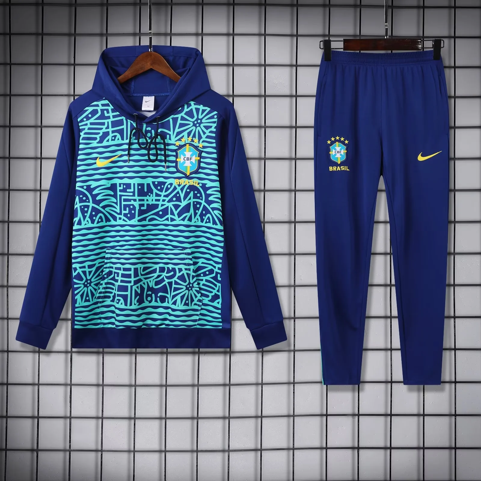 Hooded long-sleeve Brasil 24/25 Training suit