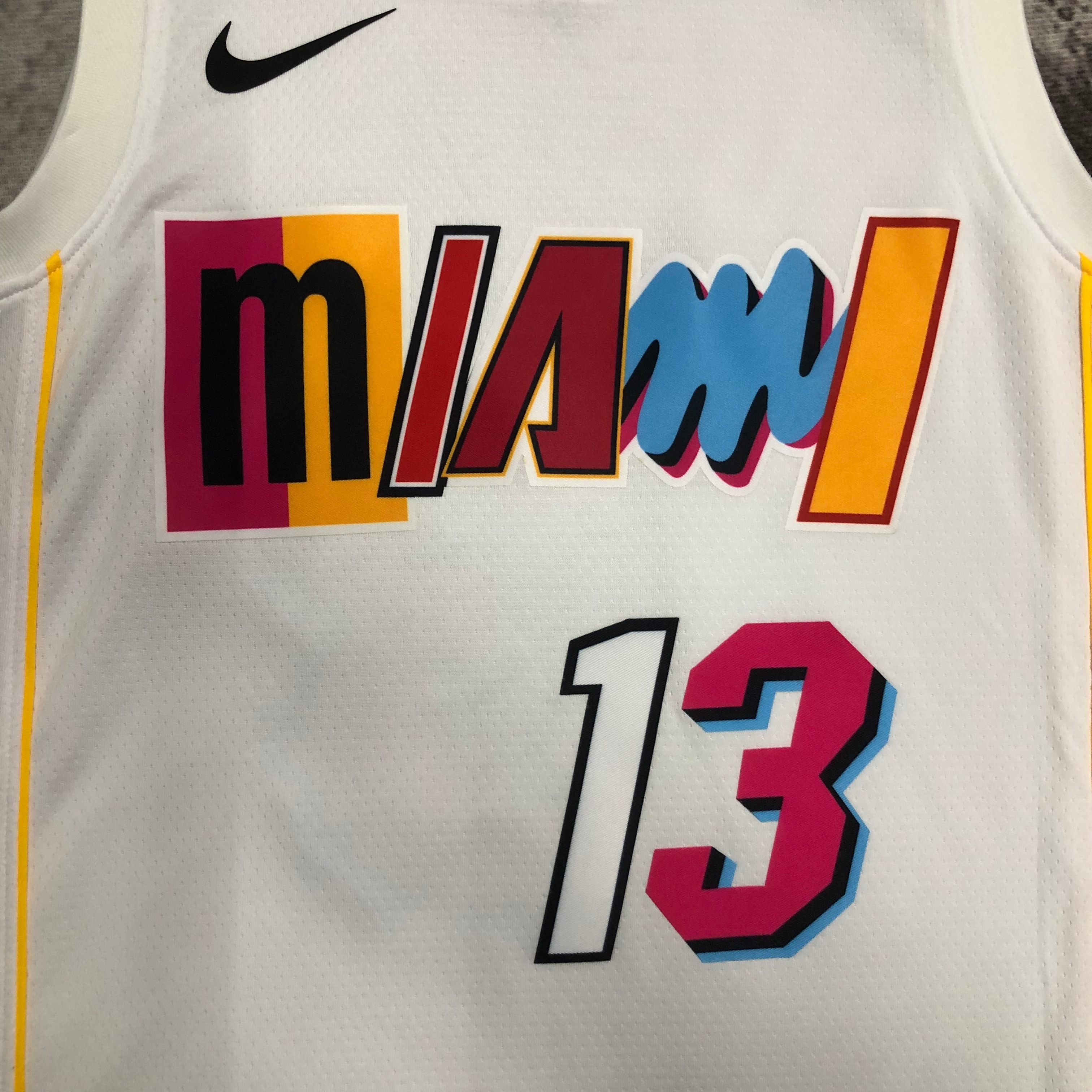 23 Season Miami Heat City Edition  No.13 Aderayo