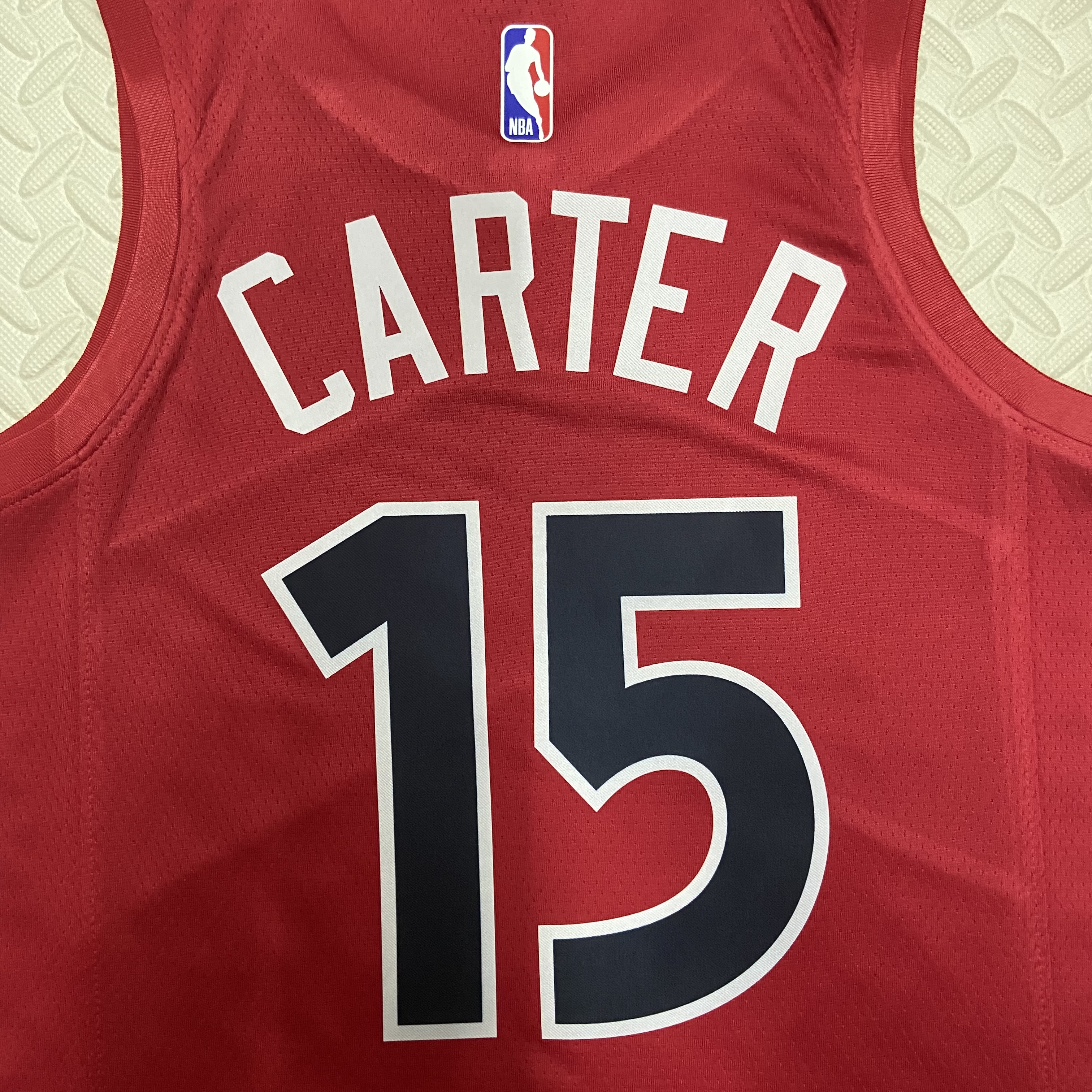23 Season Toronto Raptors Away Red  No.15 Carter