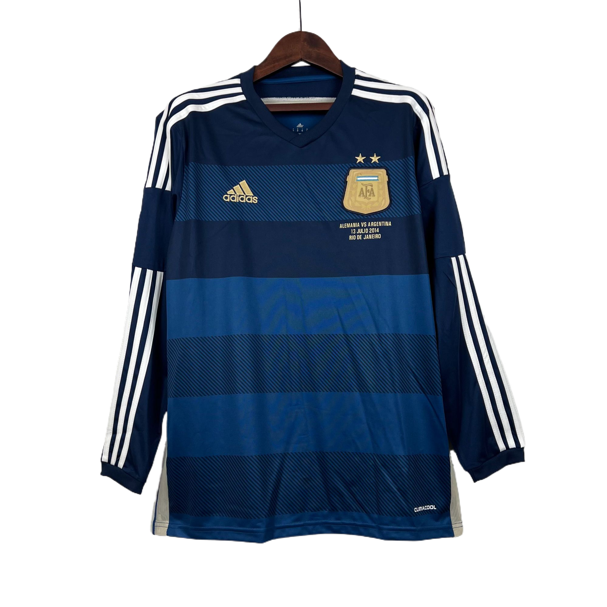 Retro Argentina 2014 Away Final Long Sleeves