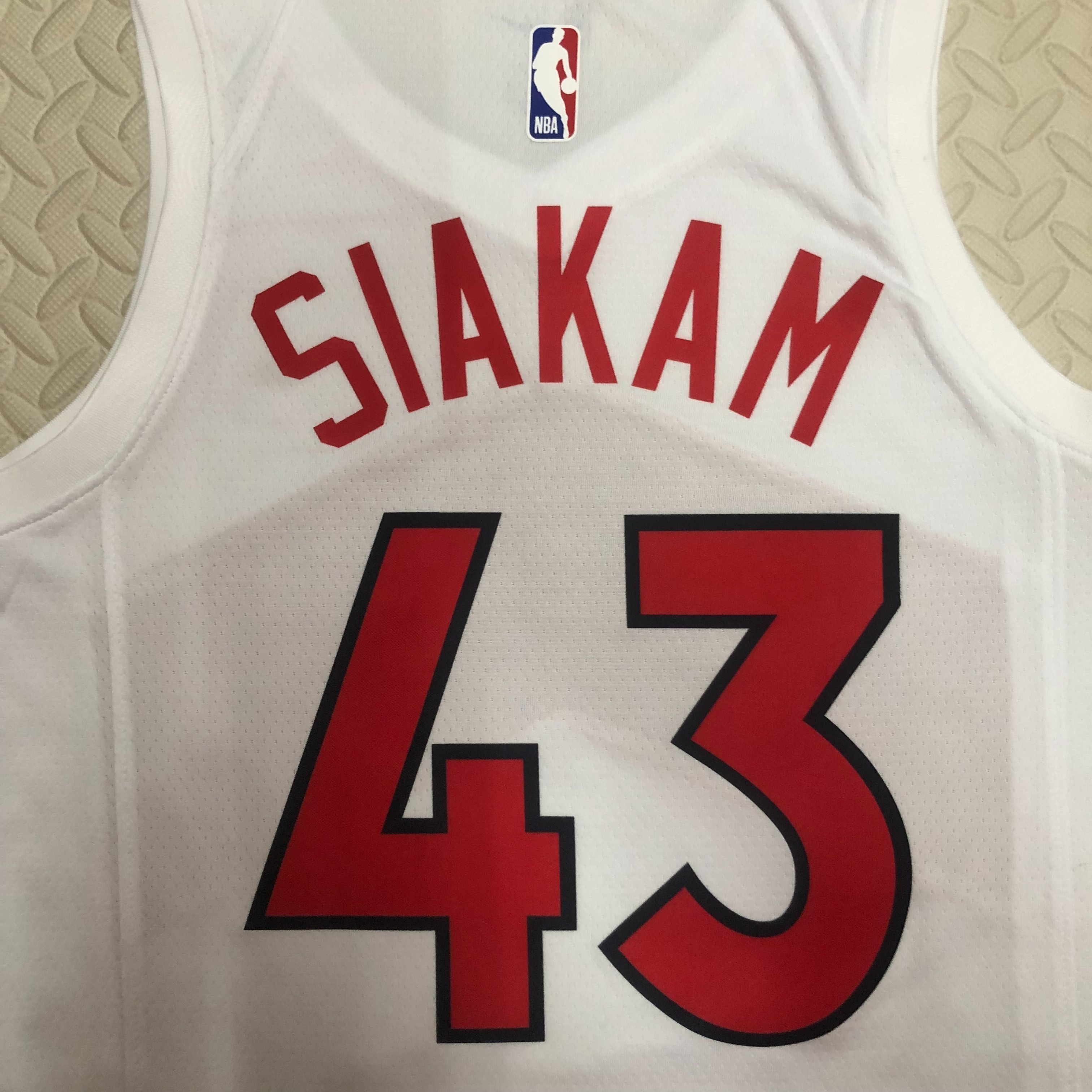 23 Season Toronto Raptors Home White  No.43 Siakam