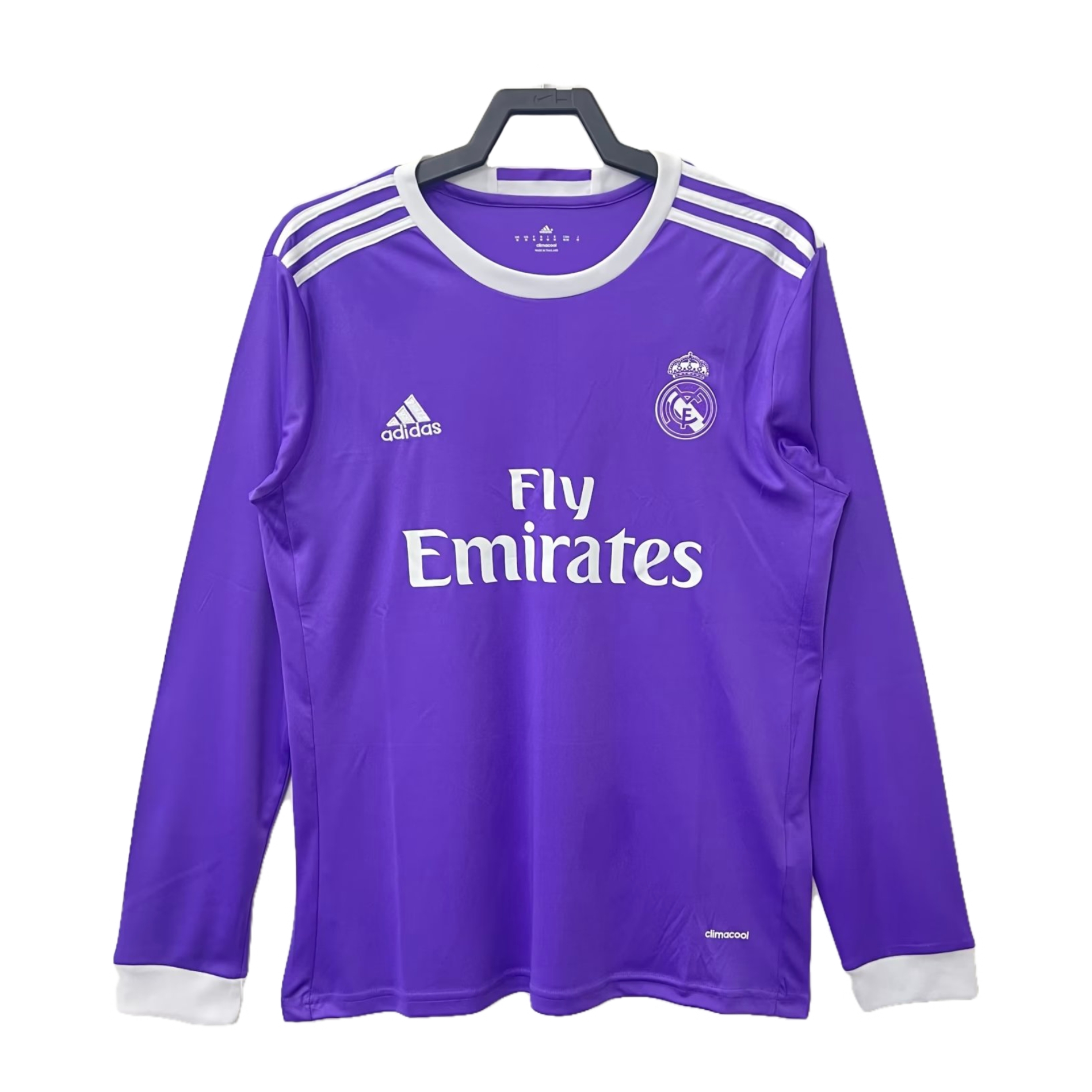 Retro  Real Mαdrid 2016/17 Away Purple Long Sleeves