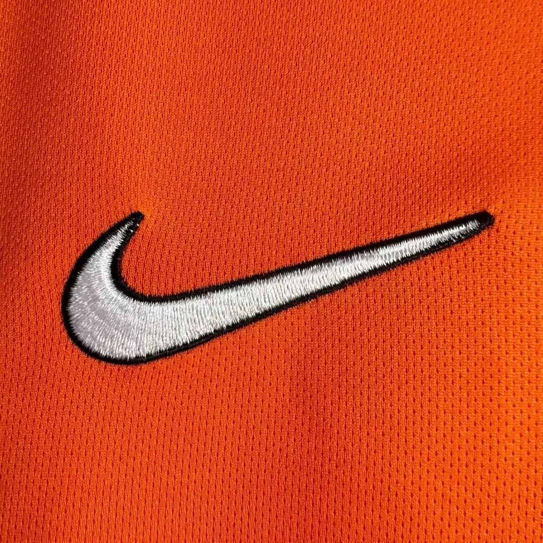 Retro  Netherlands 1998 Home Long Sleeves Orange