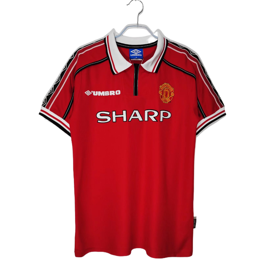 Retro  Manchester United 1998/99 Home Red S-4XL