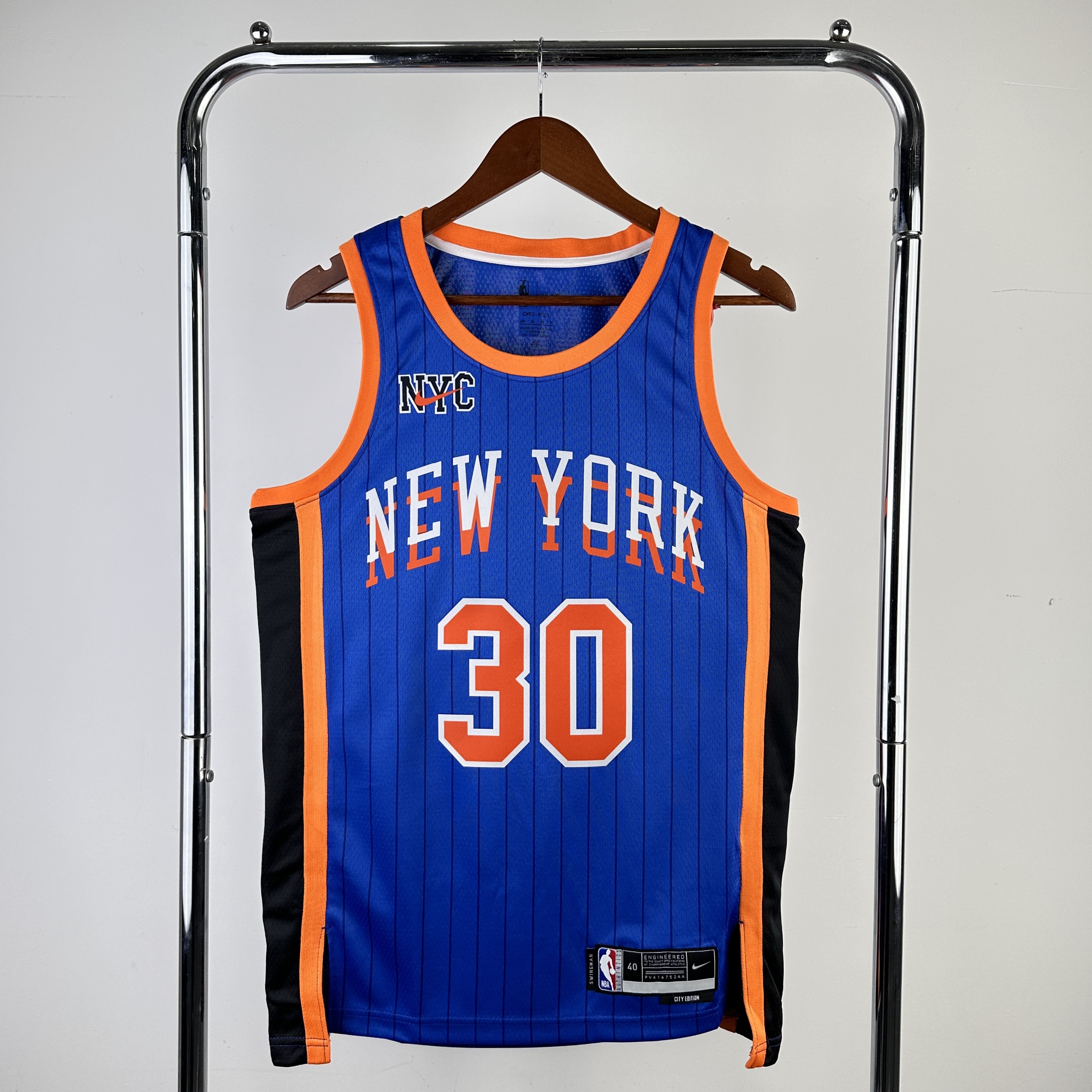 24 season Knicks City Edition  No.30 S-XXL