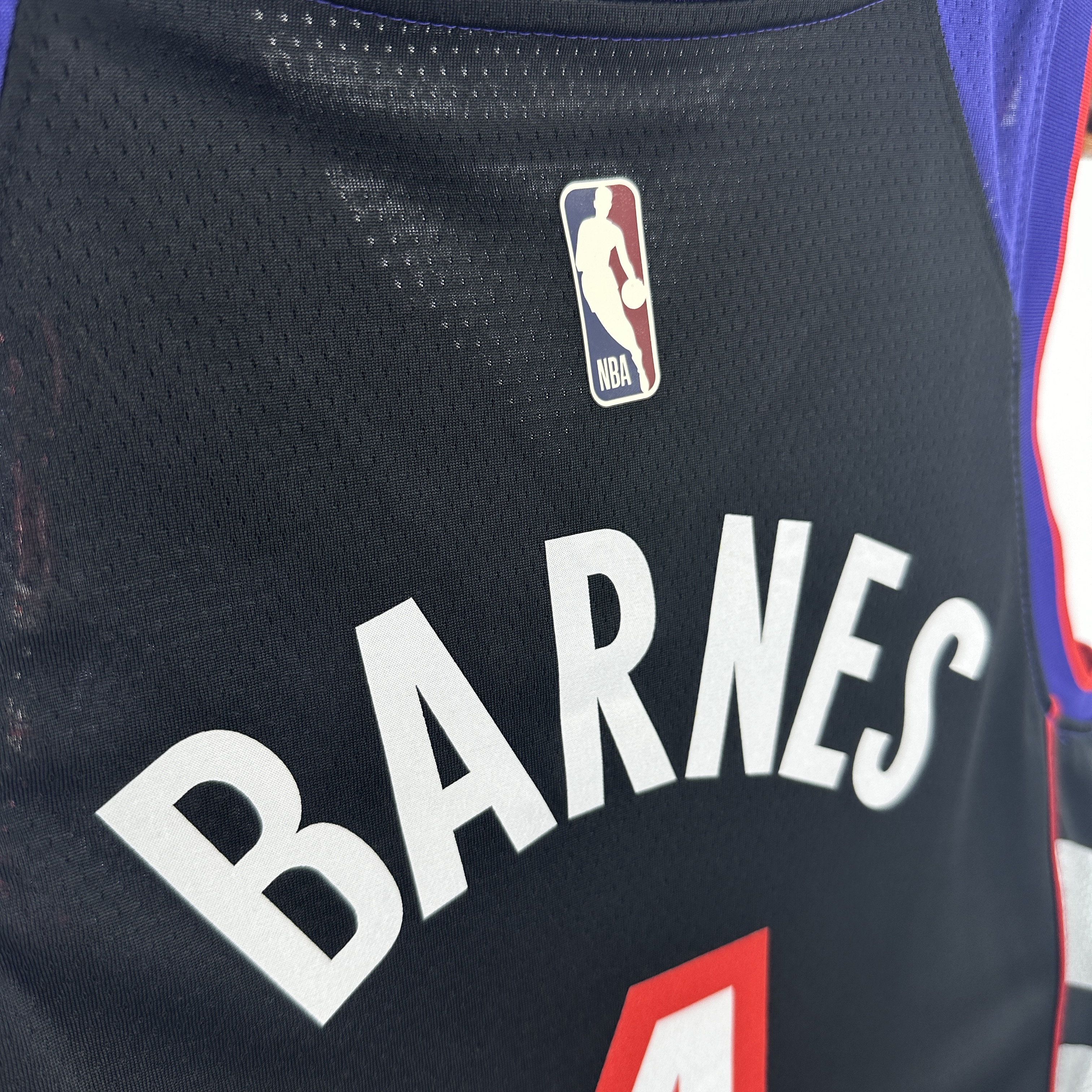 25 Season Toronto Raptors Purple  No.4 Barnes