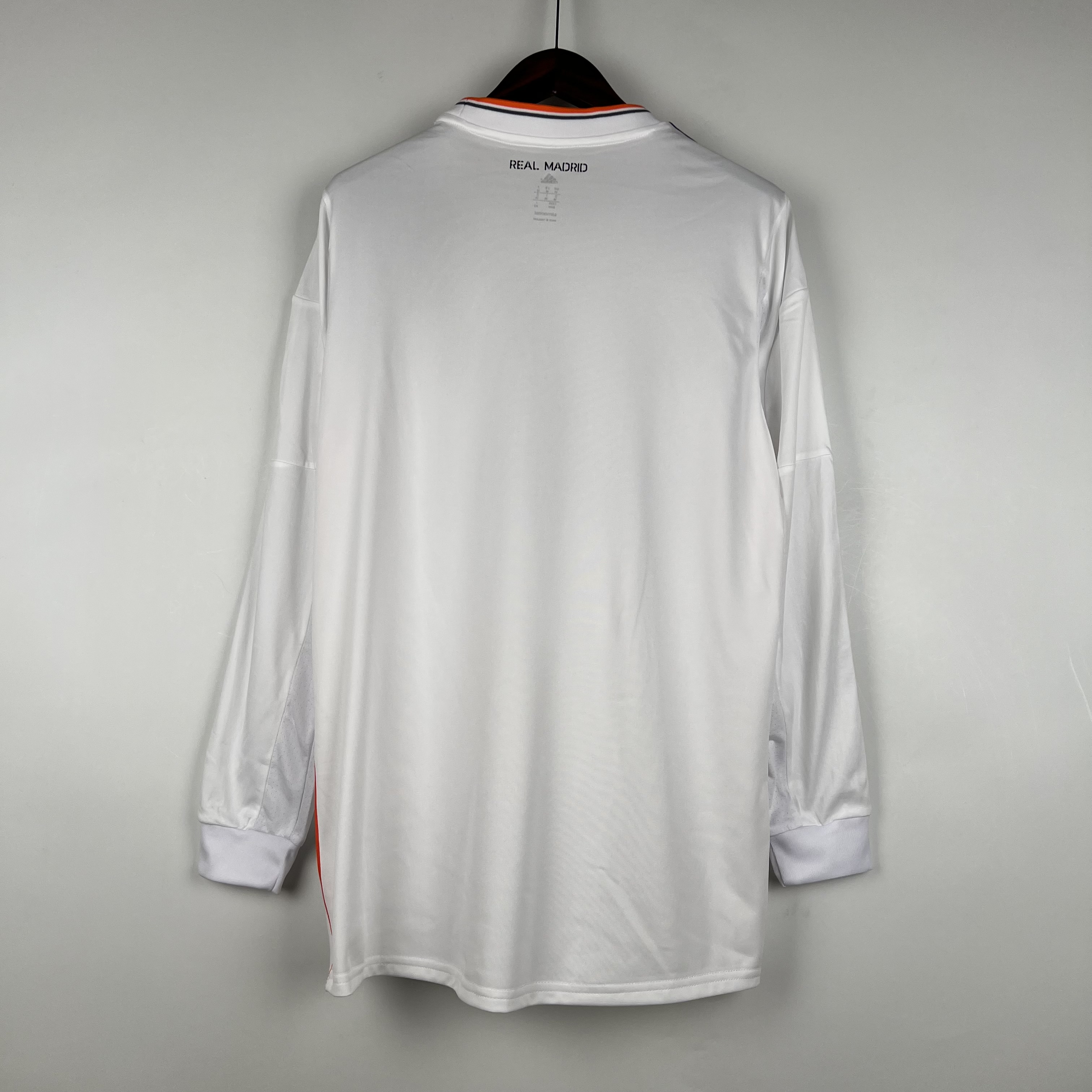 Retro  Real Mαdrid 13/14 Home White Long Sleeves